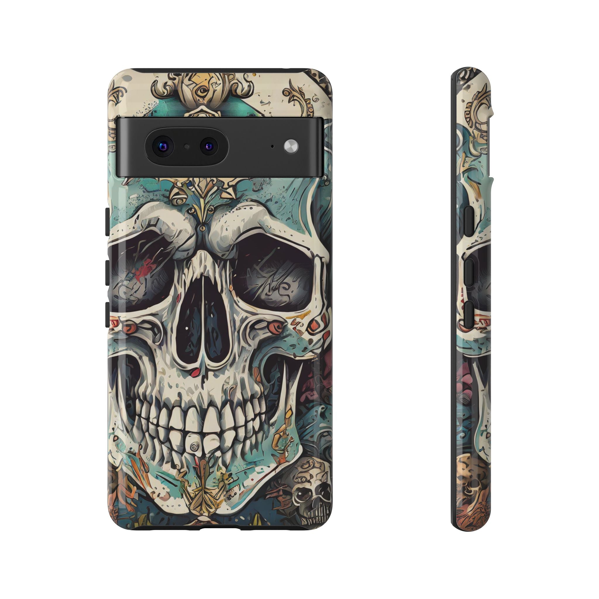 Abstract Skull Tough Phone Case