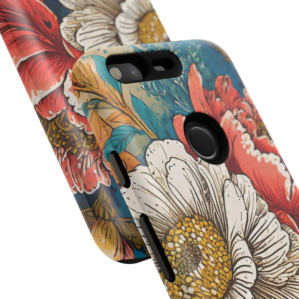 Artistic Floral Tough Phone Case