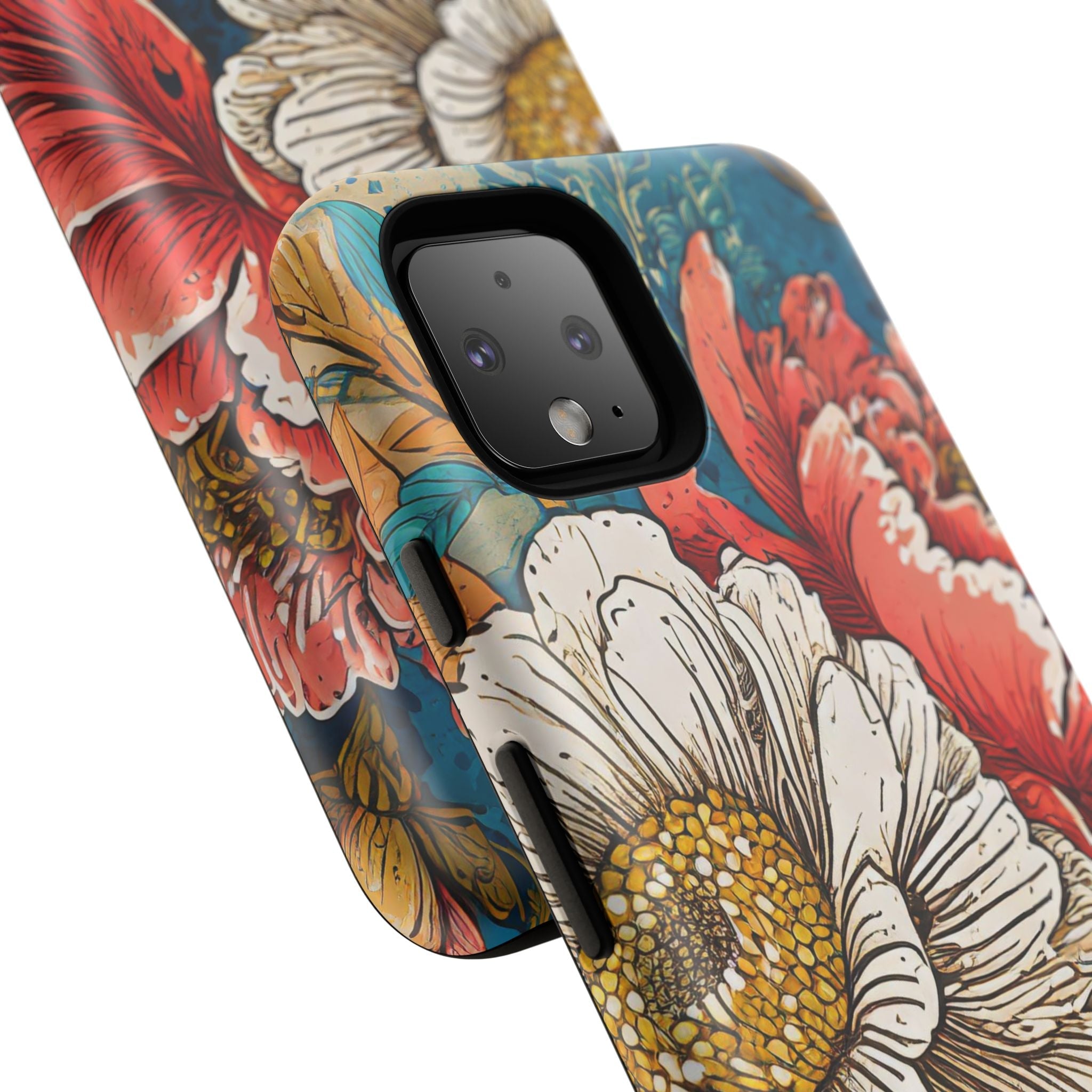 Artistic Floral Tough Phone Case