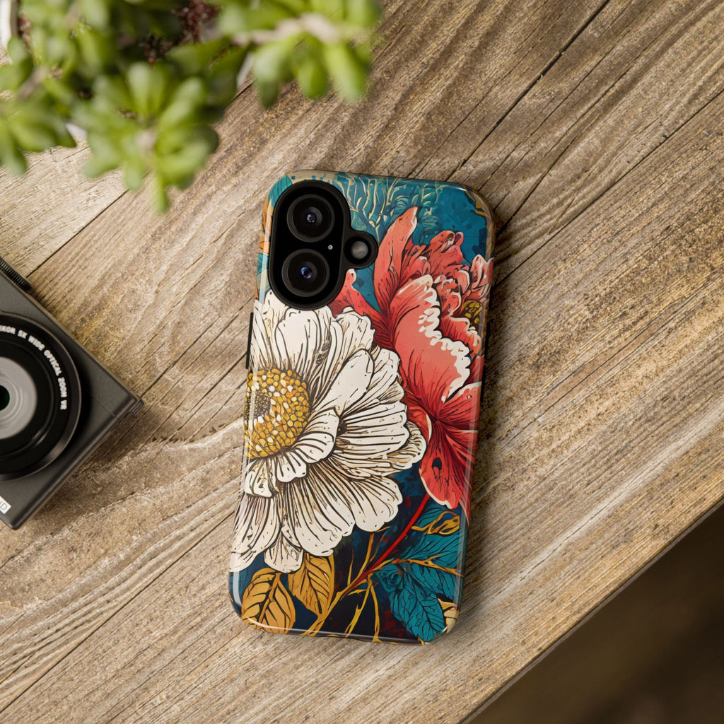 Artistic Floral Tough Phone Case