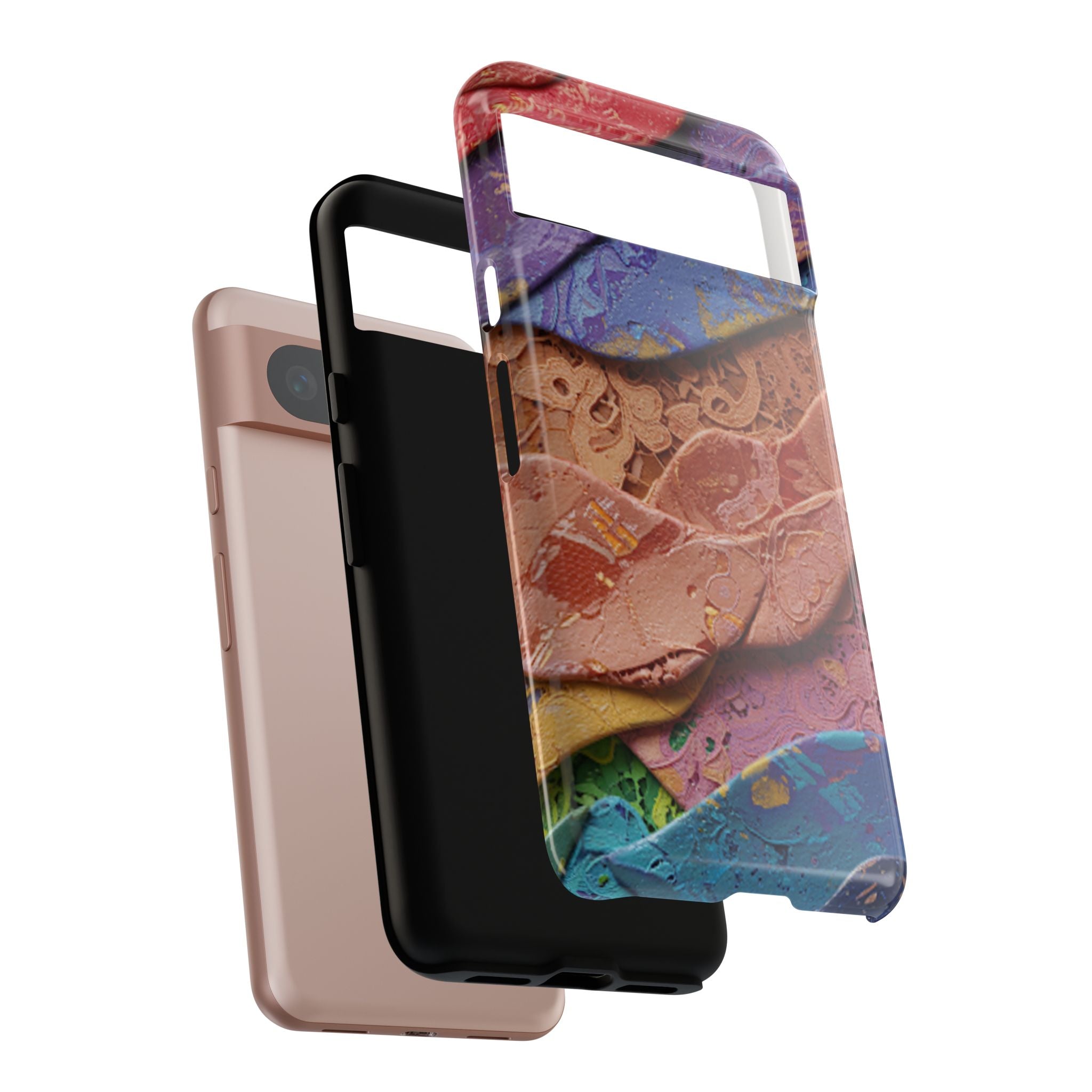 Abstract Painted Lace Tough Phone Case