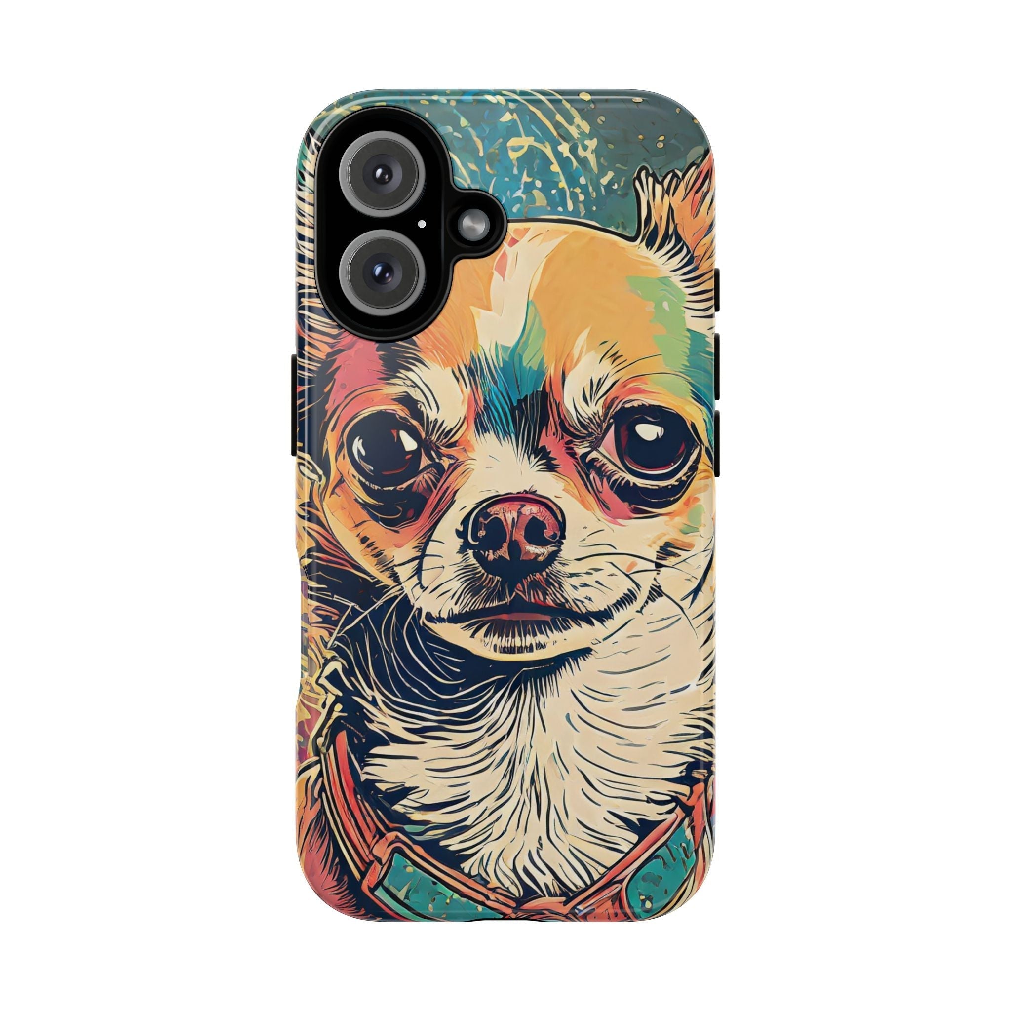Abstract Chihuahua Tough Phone Cases