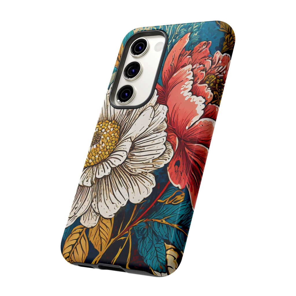 Artistic Floral Tough Phone Case