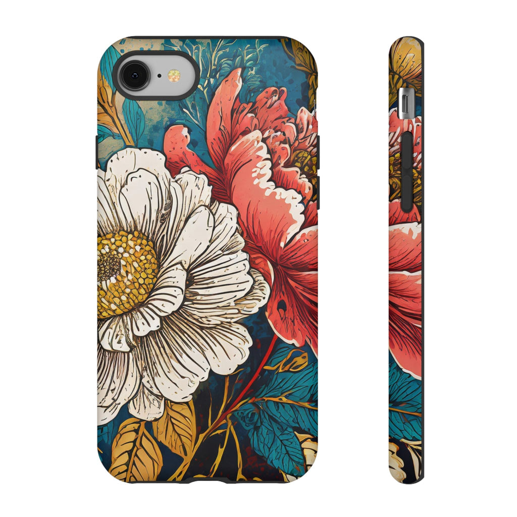 Artistic Floral Tough Phone Case