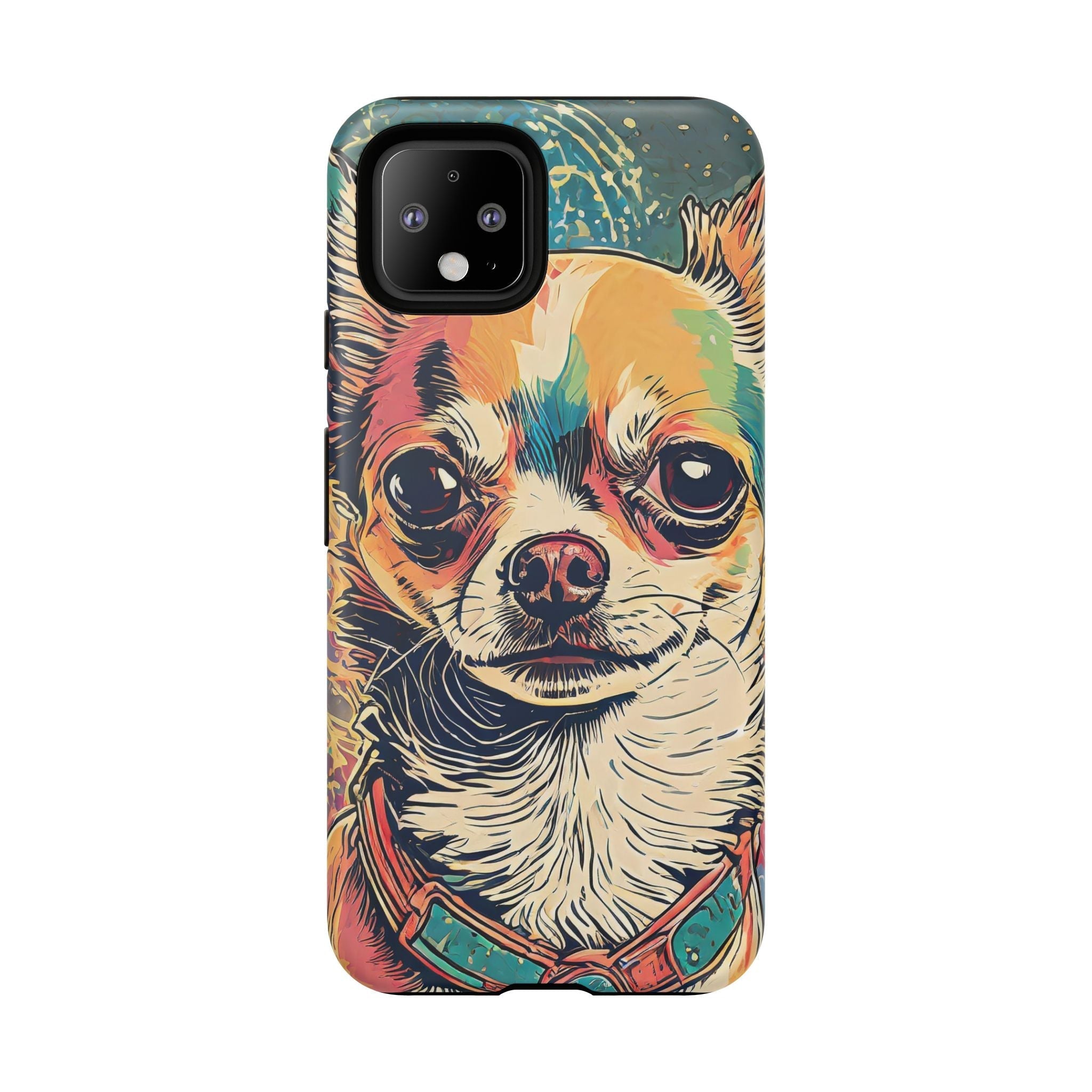 Abstract Chihuahua Tough Phone Cases