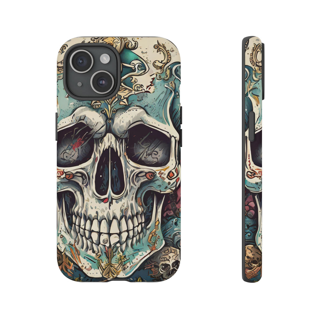 Abstract Skull Tough Phone Case