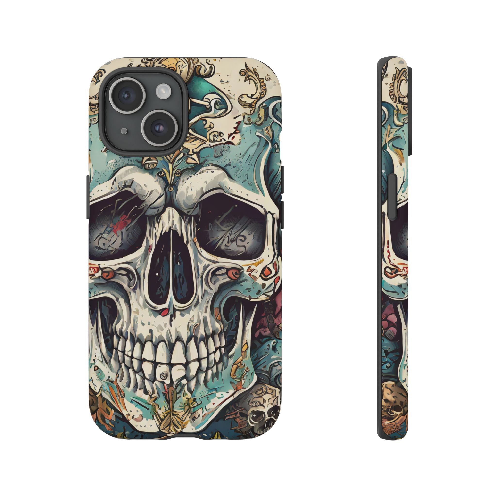Abstract Skull Tough Phone Case