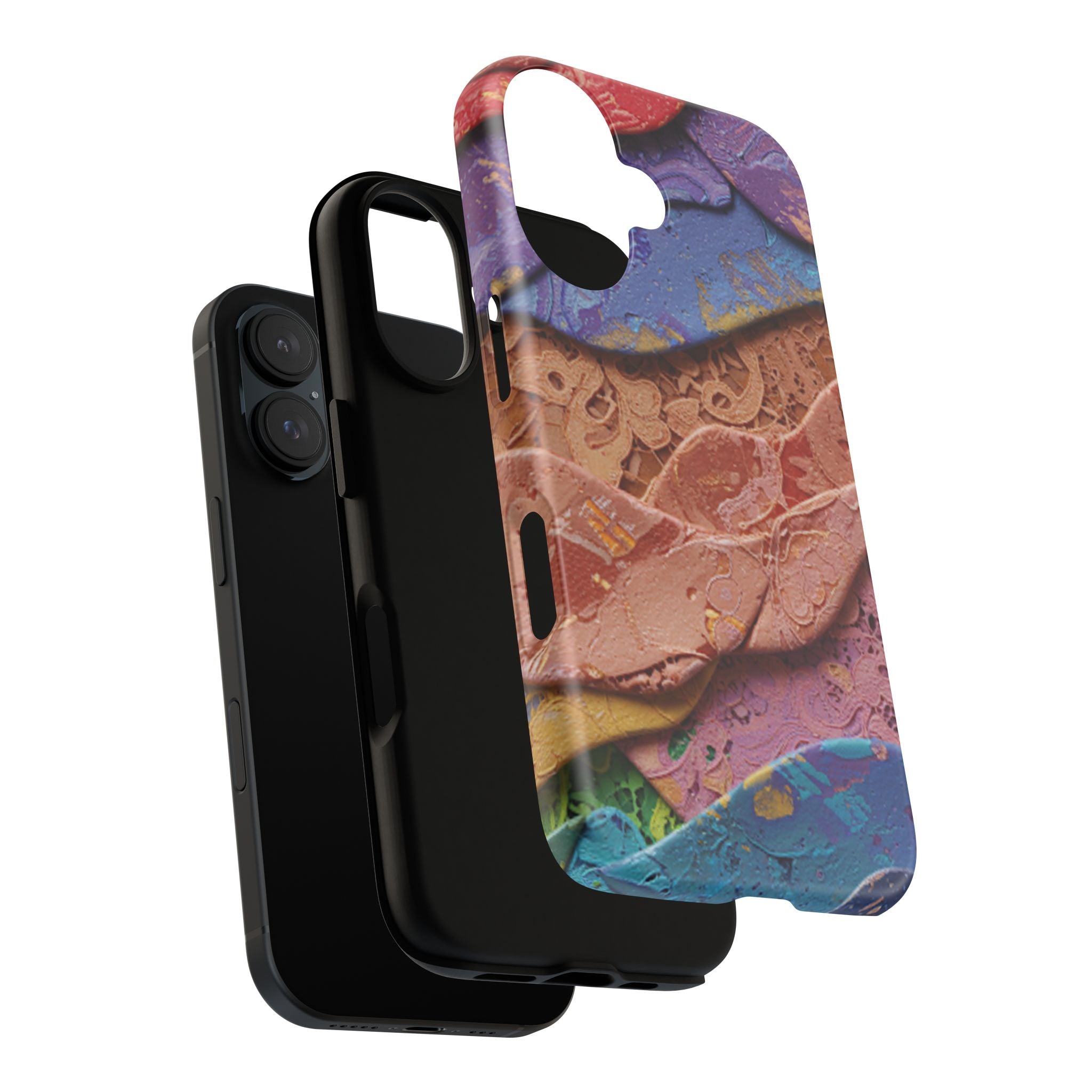 Abstract Painted Lace Tough Phone Case