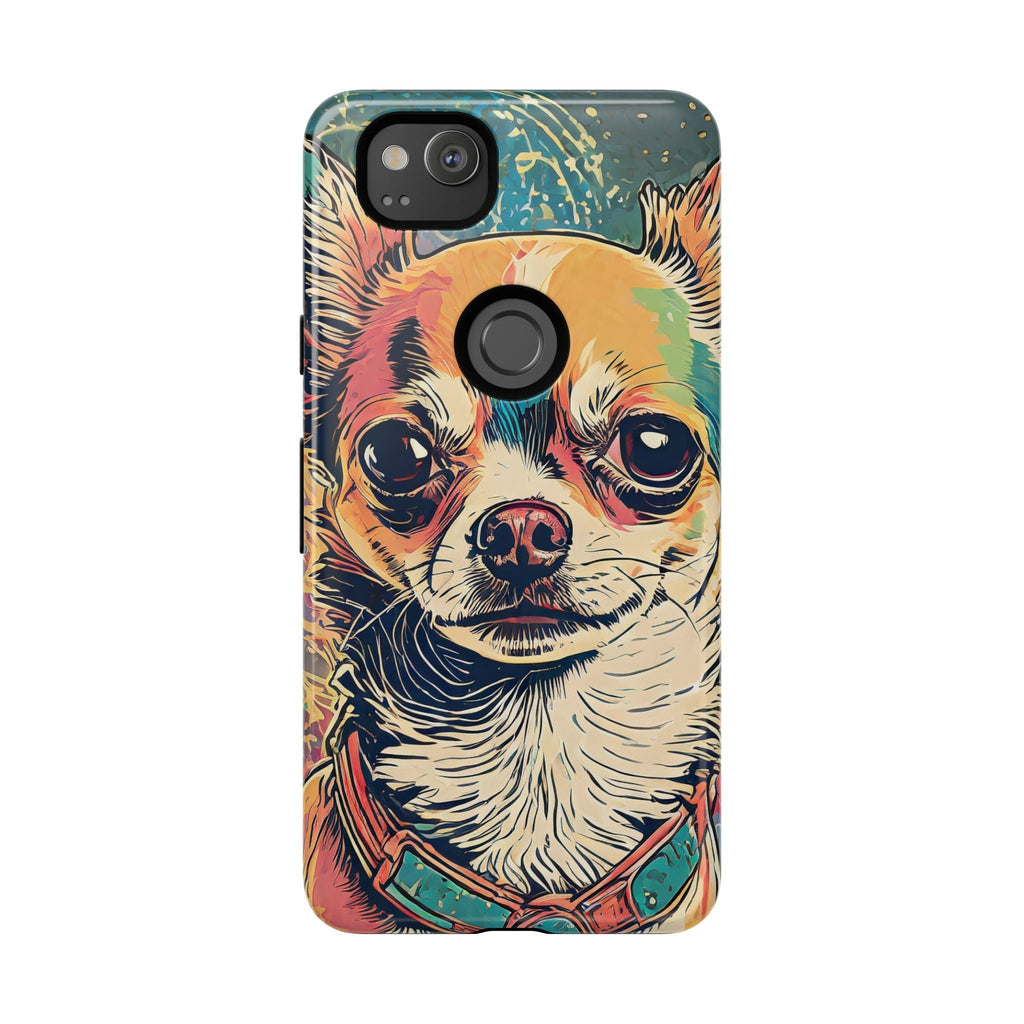 Abstract Chihuahua Tough Phone Cases