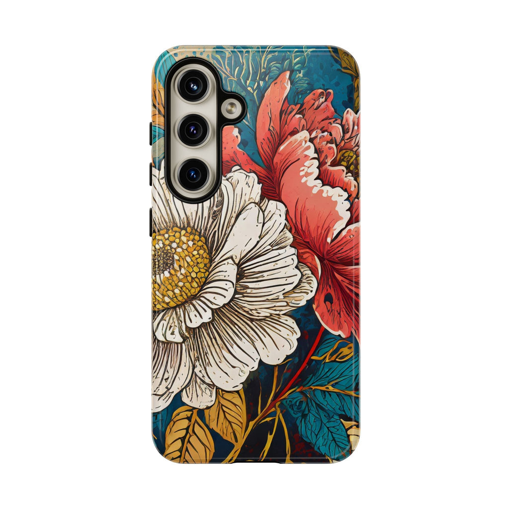 Artistic Floral Tough Phone Case