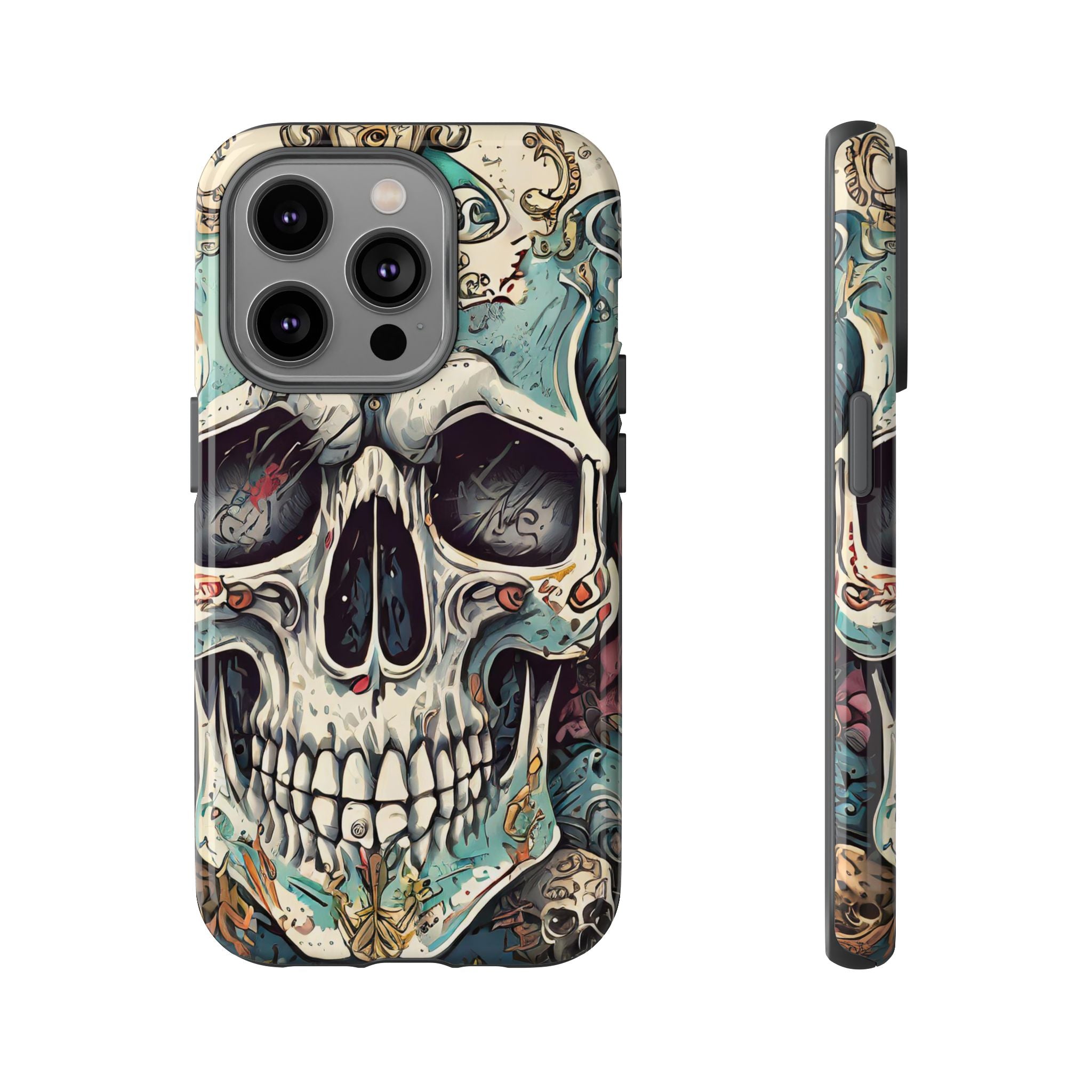 Abstract Skull Tough Phone Case