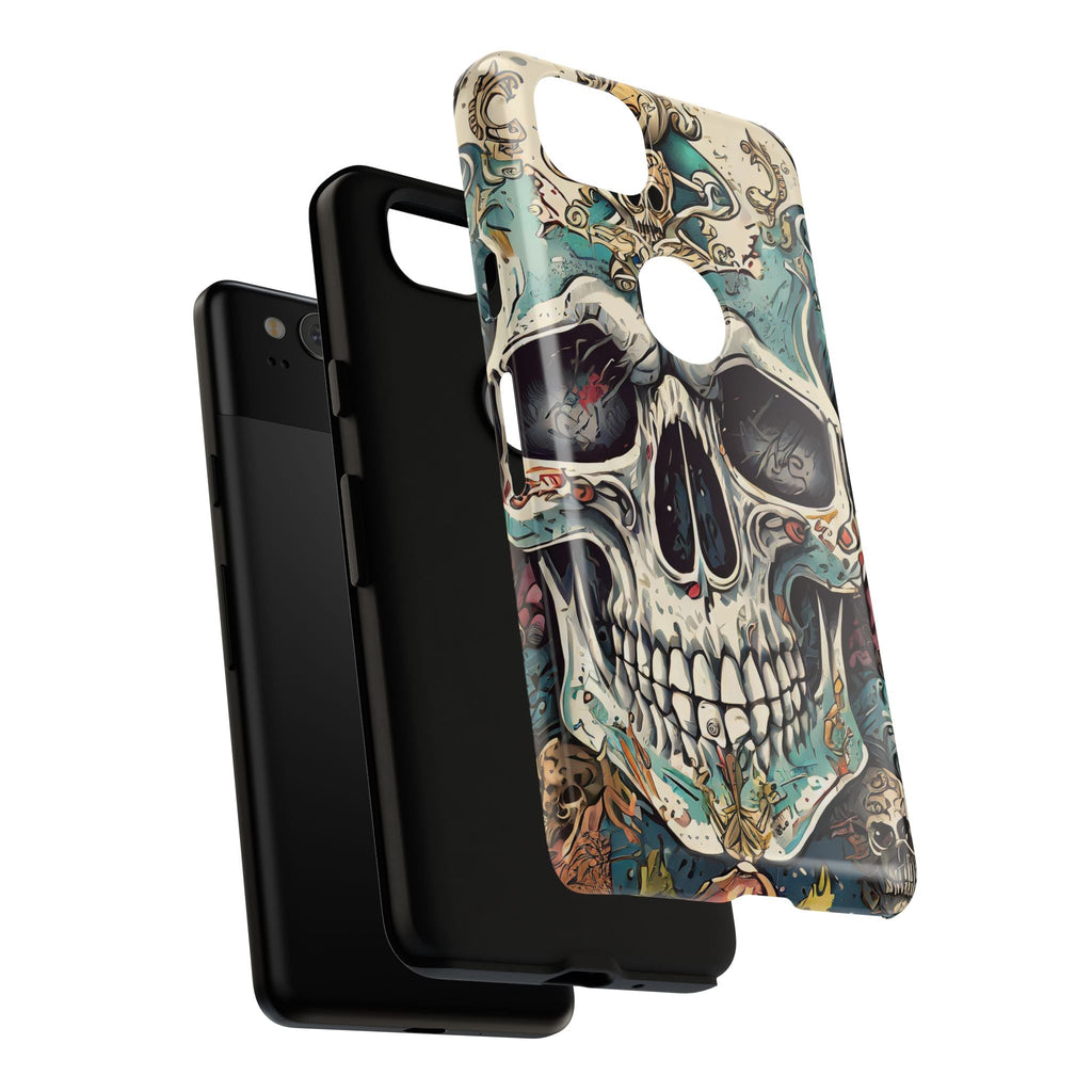 Abstract Skull Tough Phone Case