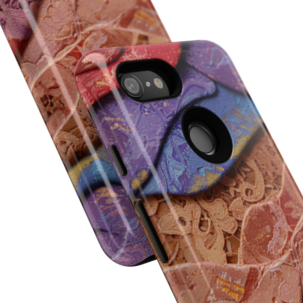 Abstract Painted Lace Tough Phone Case