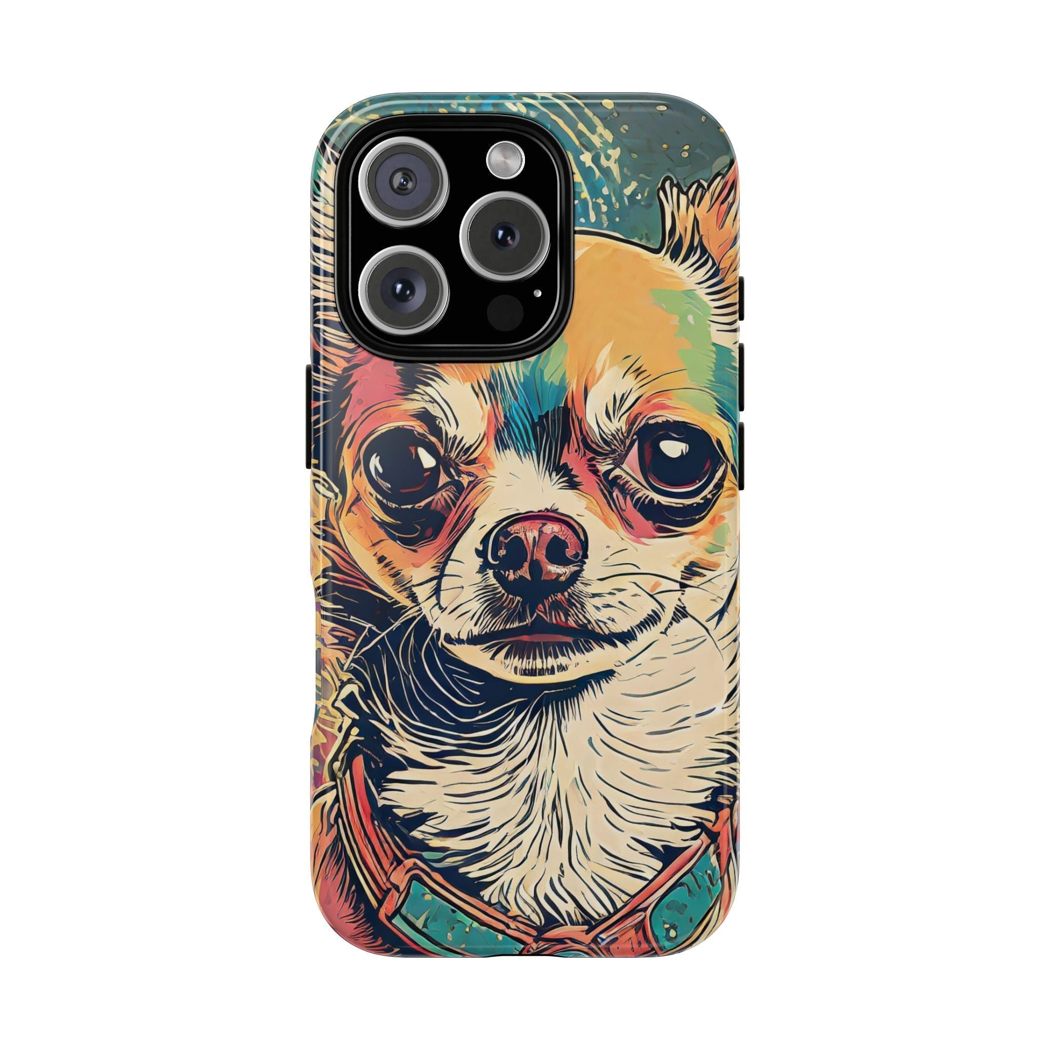 Abstract Chihuahua Tough Phone Cases