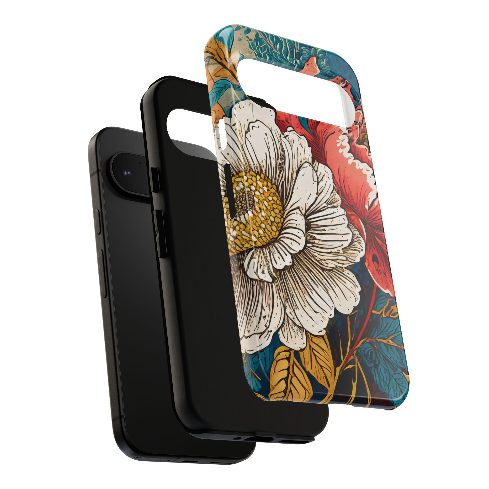 Artistic Floral Tough Phone Case