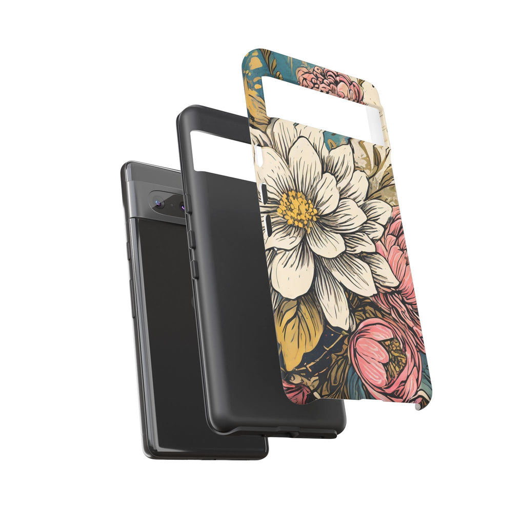 Beautiful White Floral Tough Case