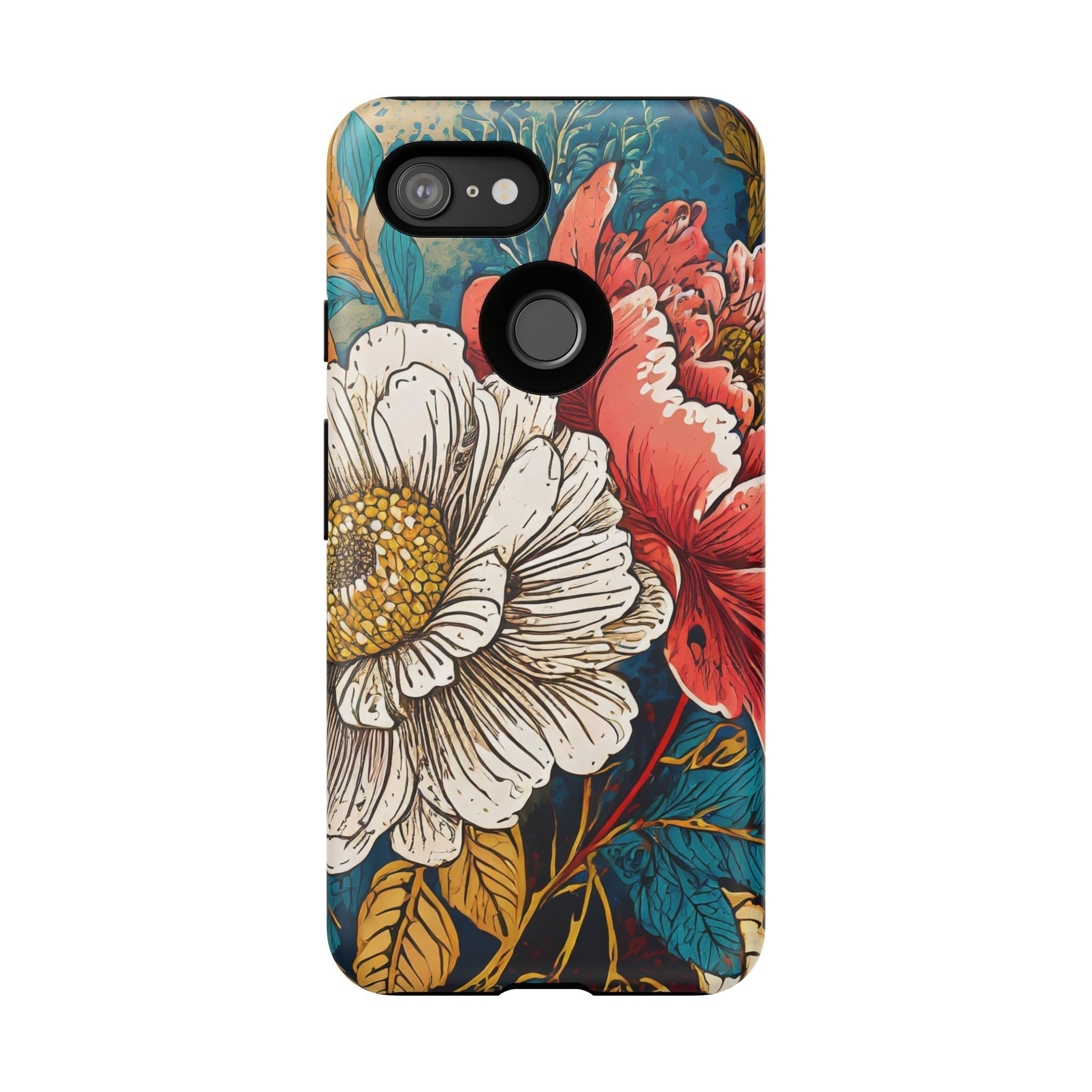 Artistic Floral Tough Phone Case