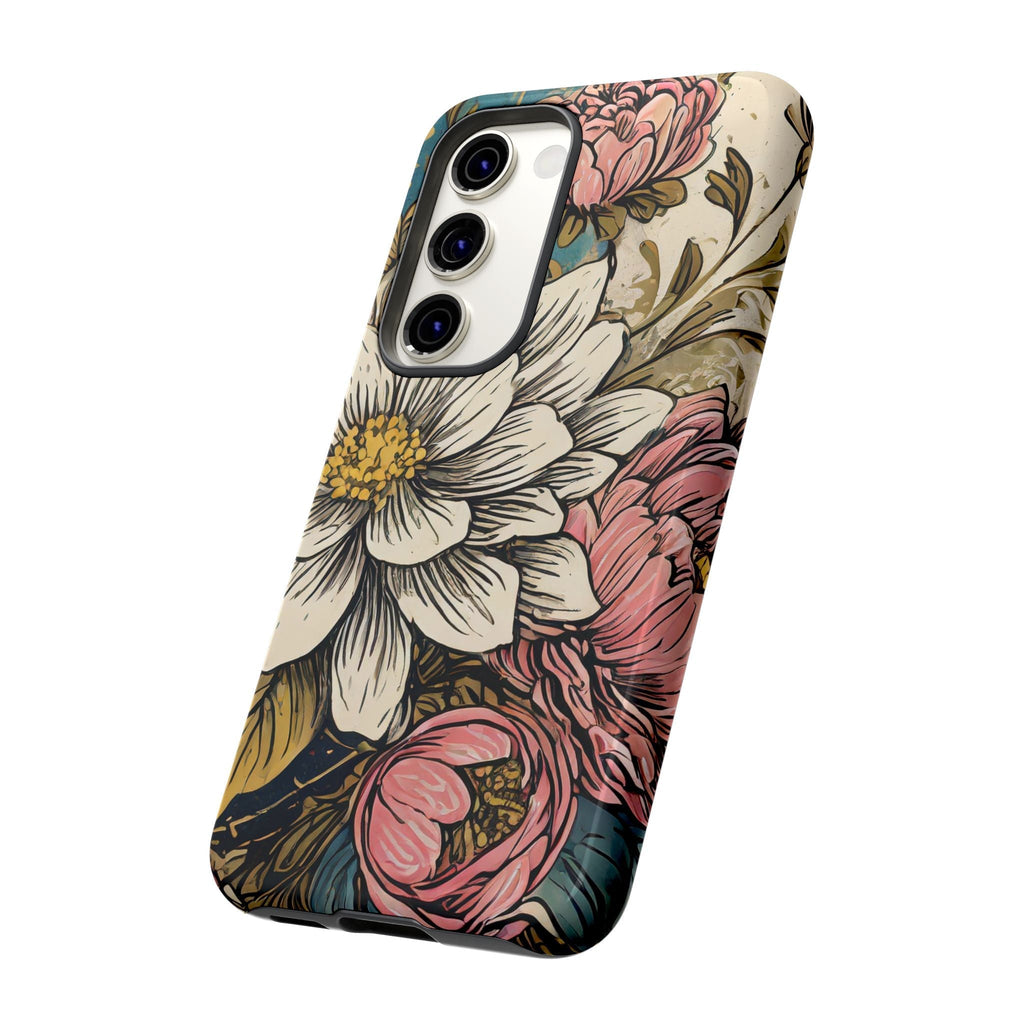 Beautiful White Floral Tough Case