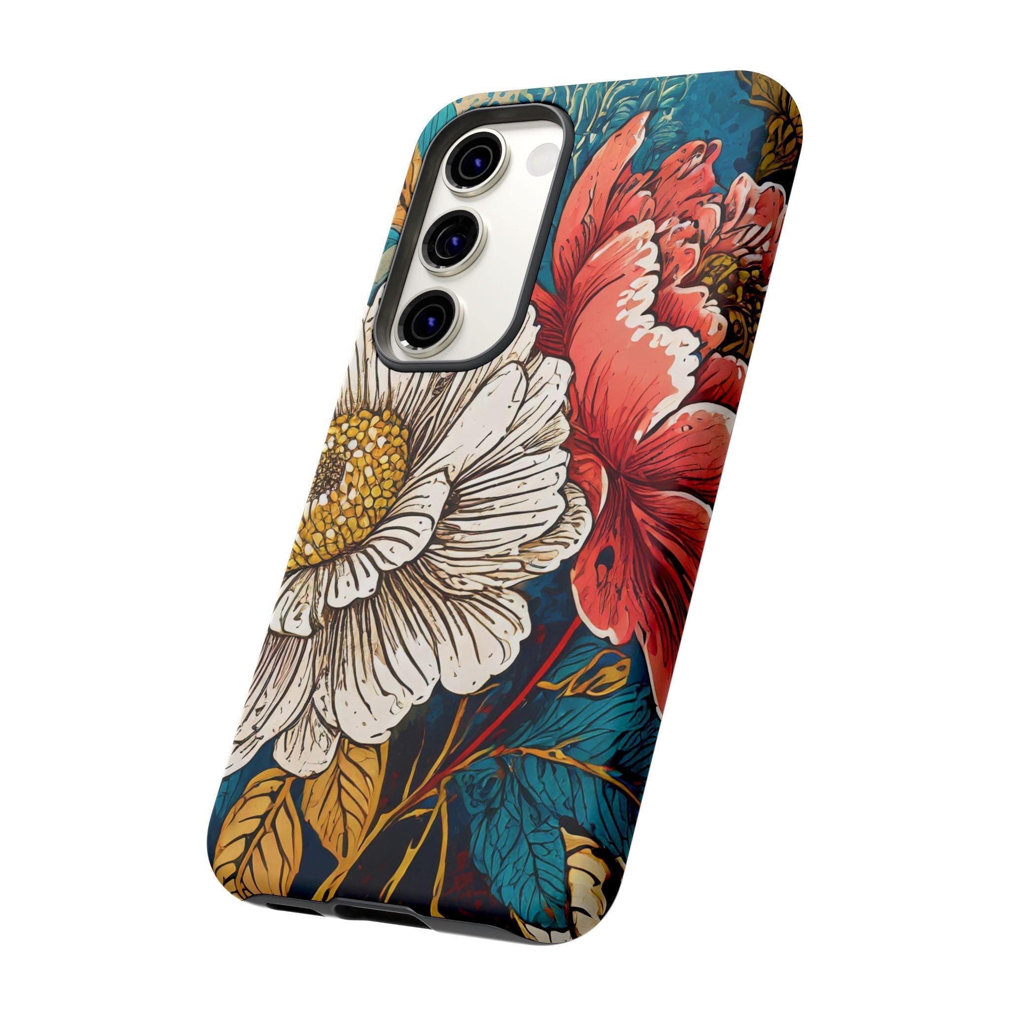 Artistic Floral Tough Phone Case