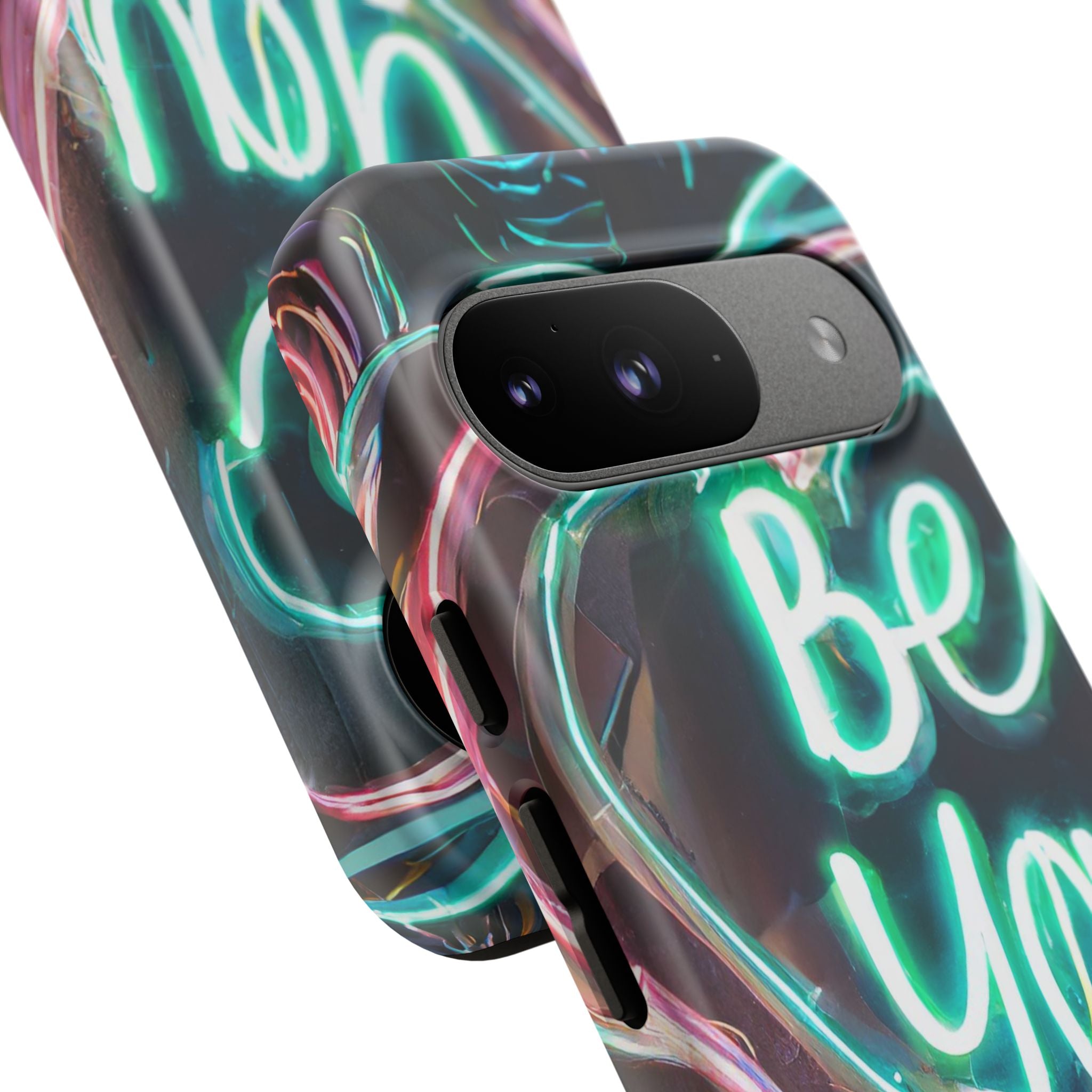 Be You Colorful Neon Heart Tough Phone Case