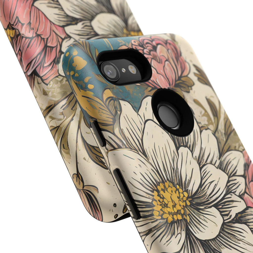 Beautiful White Floral Tough Case