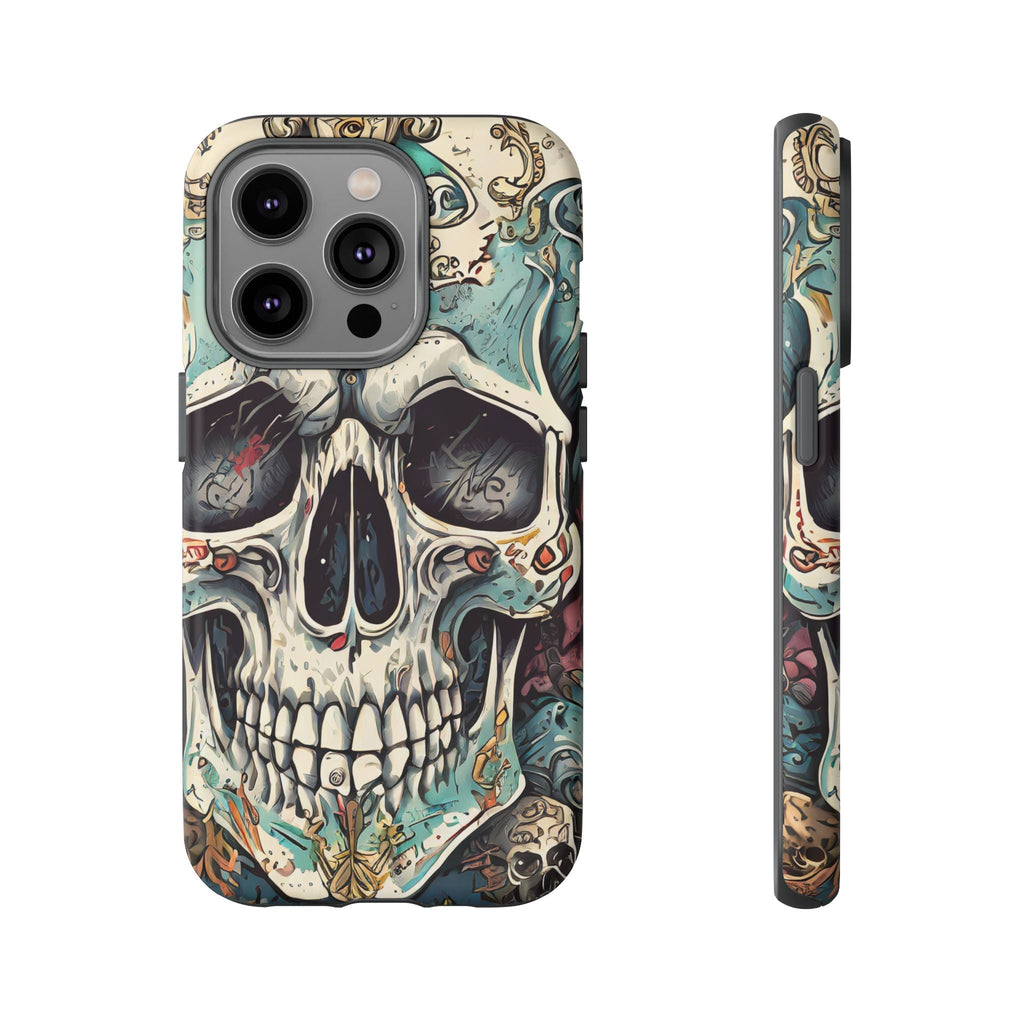 Abstract Skull Tough Phone Case