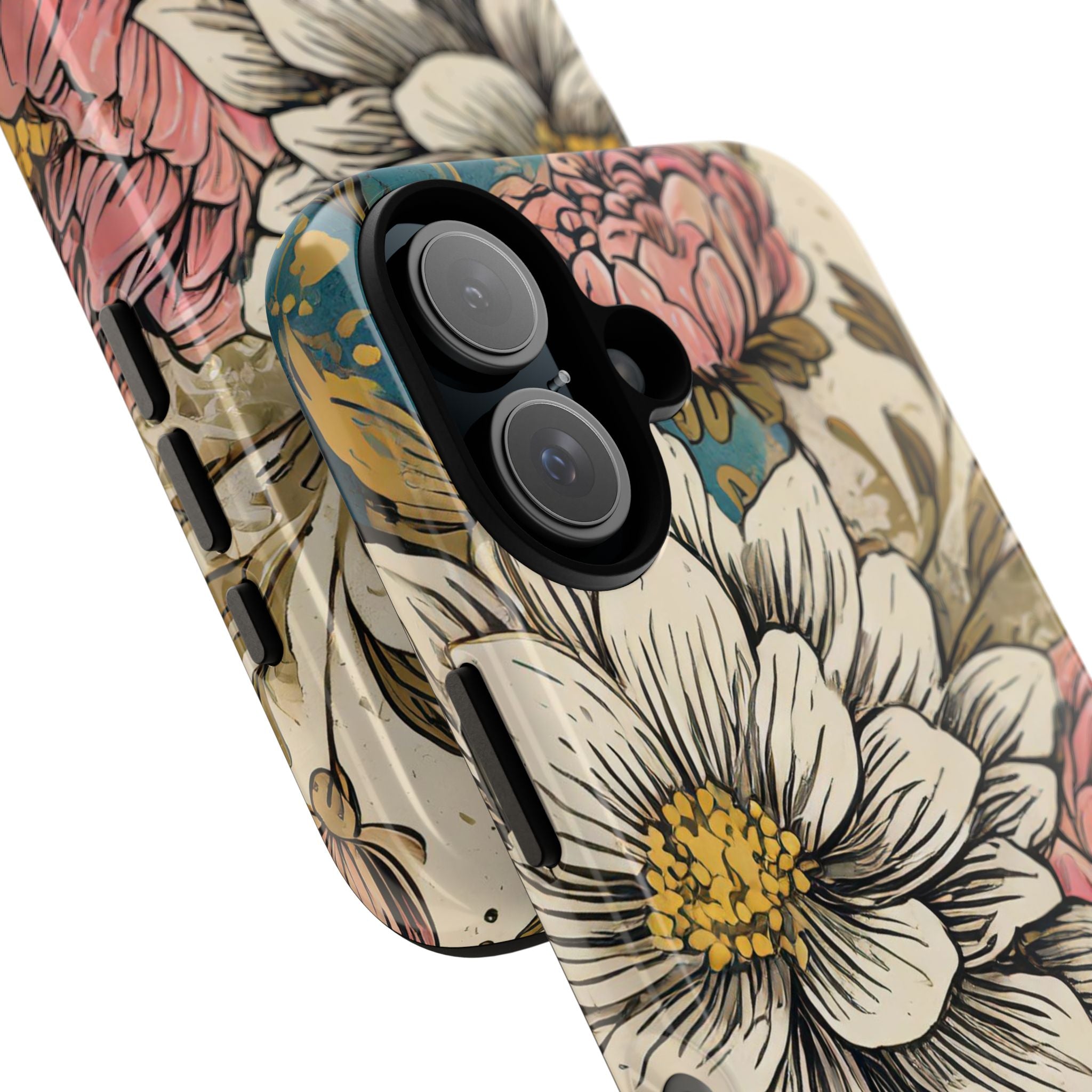 Beautiful White Floral Tough Case