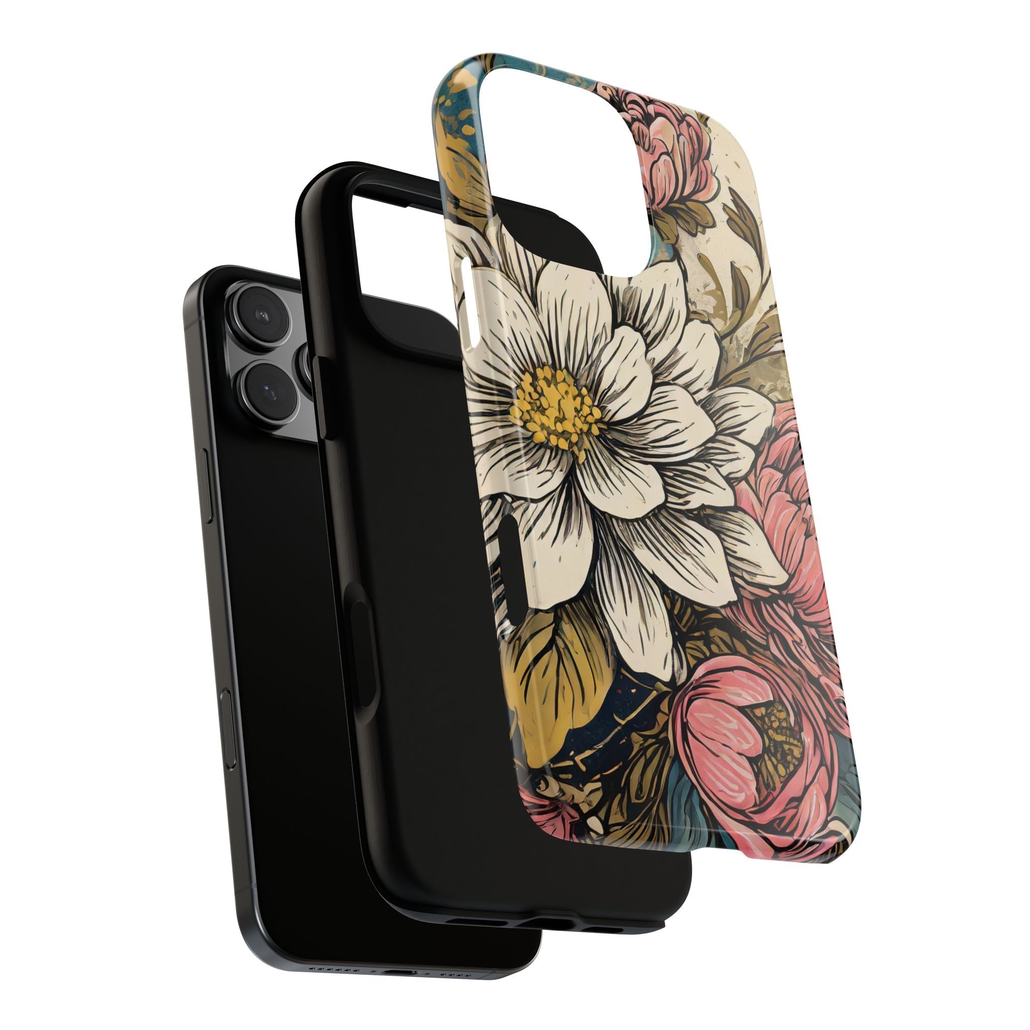 Beautiful White Floral Tough Case