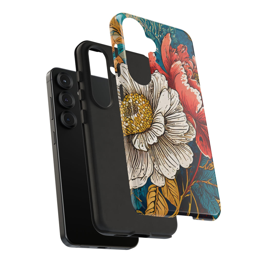 Artistic Floral Tough Phone Case