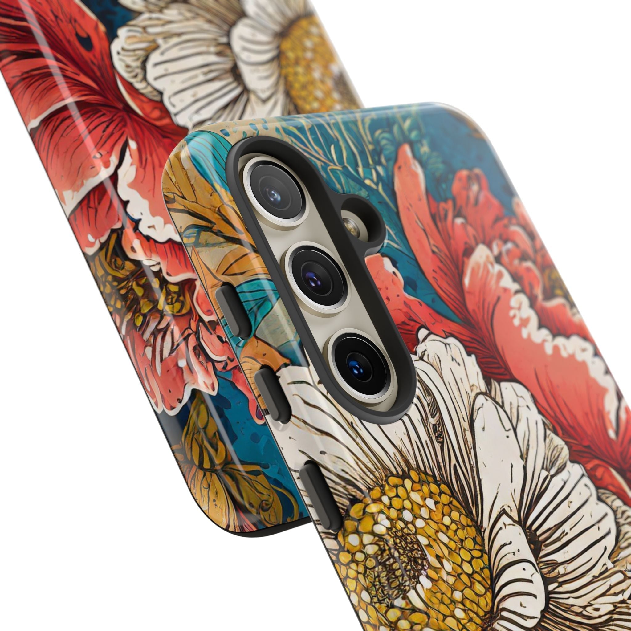 Artistic Floral Tough Phone Case