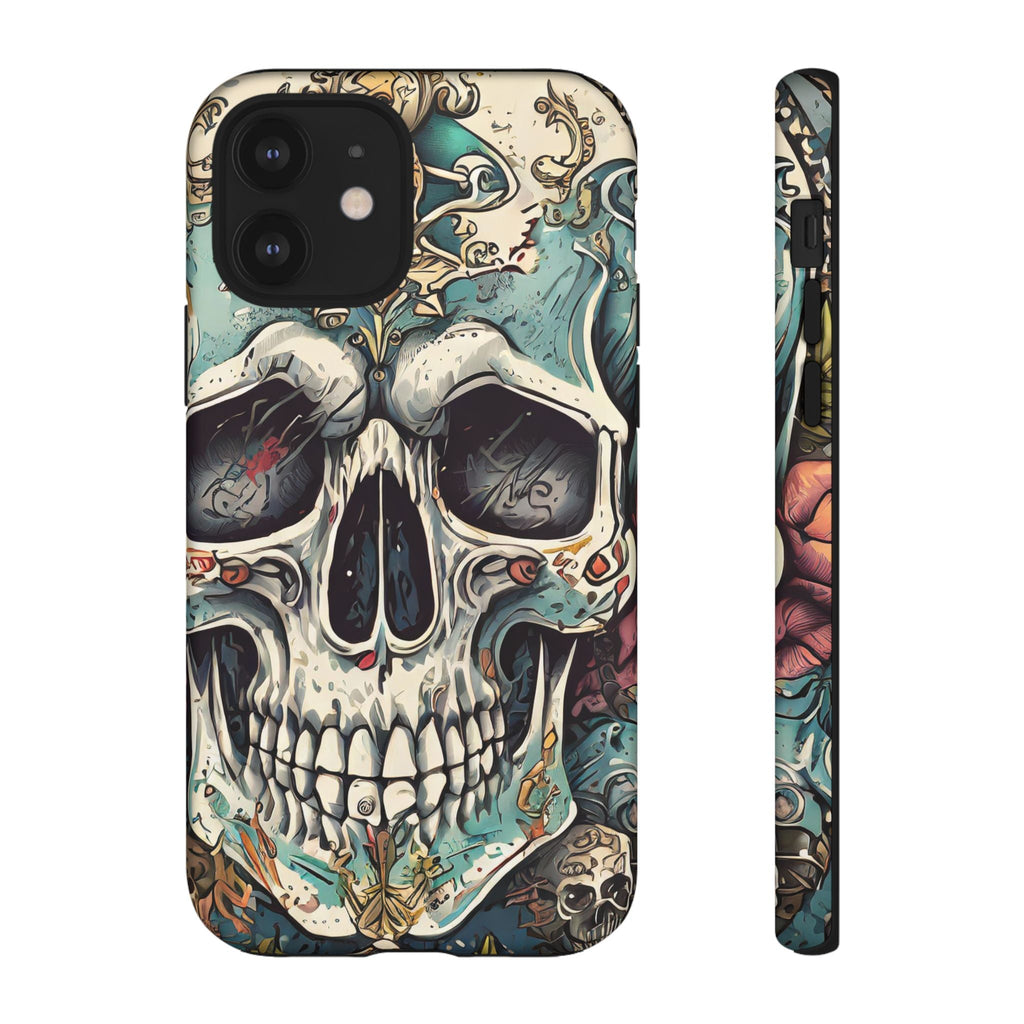 Abstract Skull Tough Phone Case