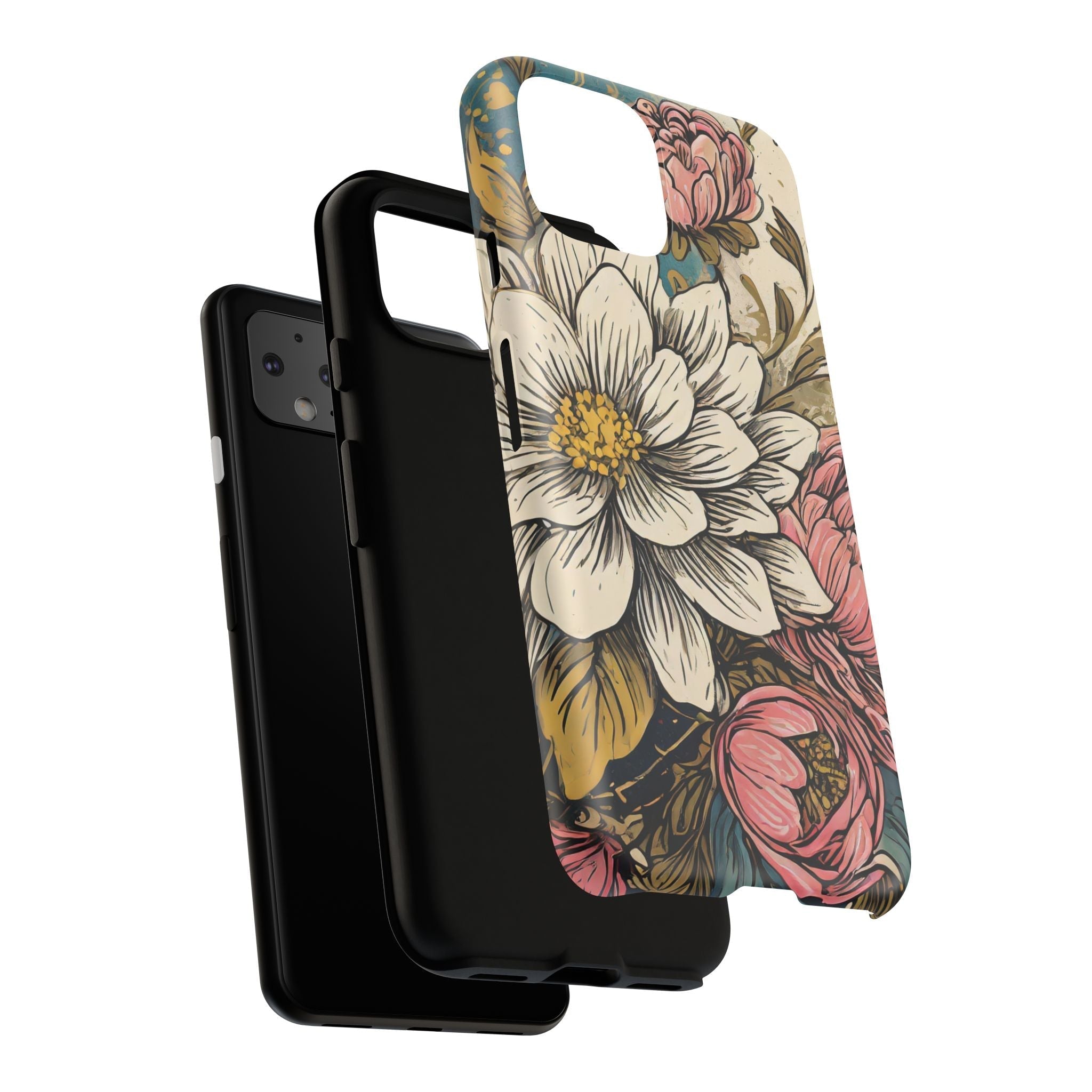 Beautiful White Floral Tough Case