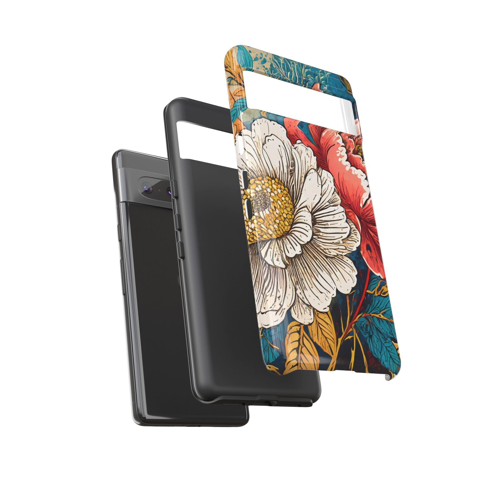 Artistic Floral Tough Phone Case