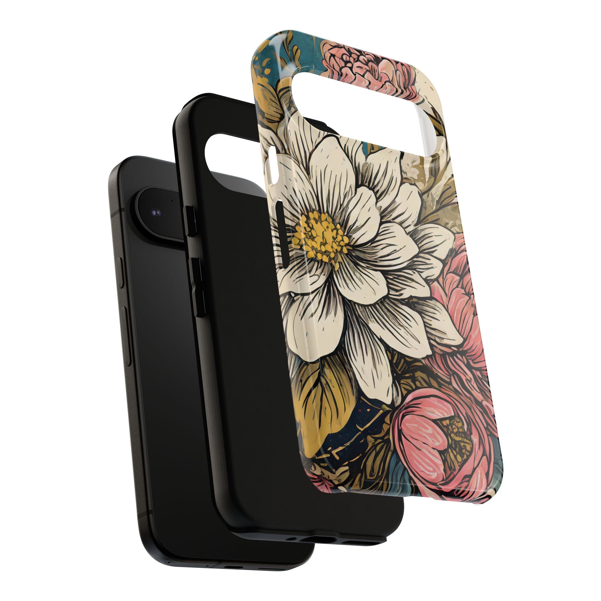 Beautiful White Floral Tough Case