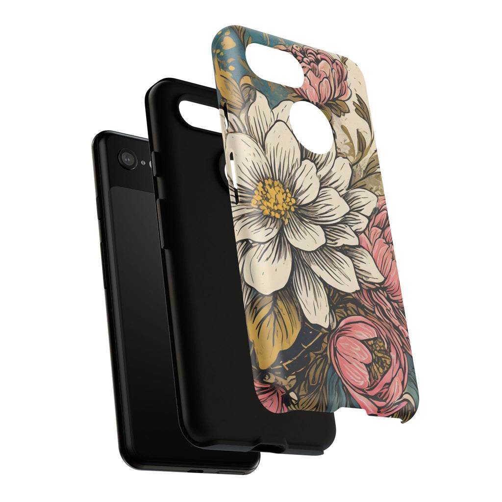 Beautiful White Floral Tough Case