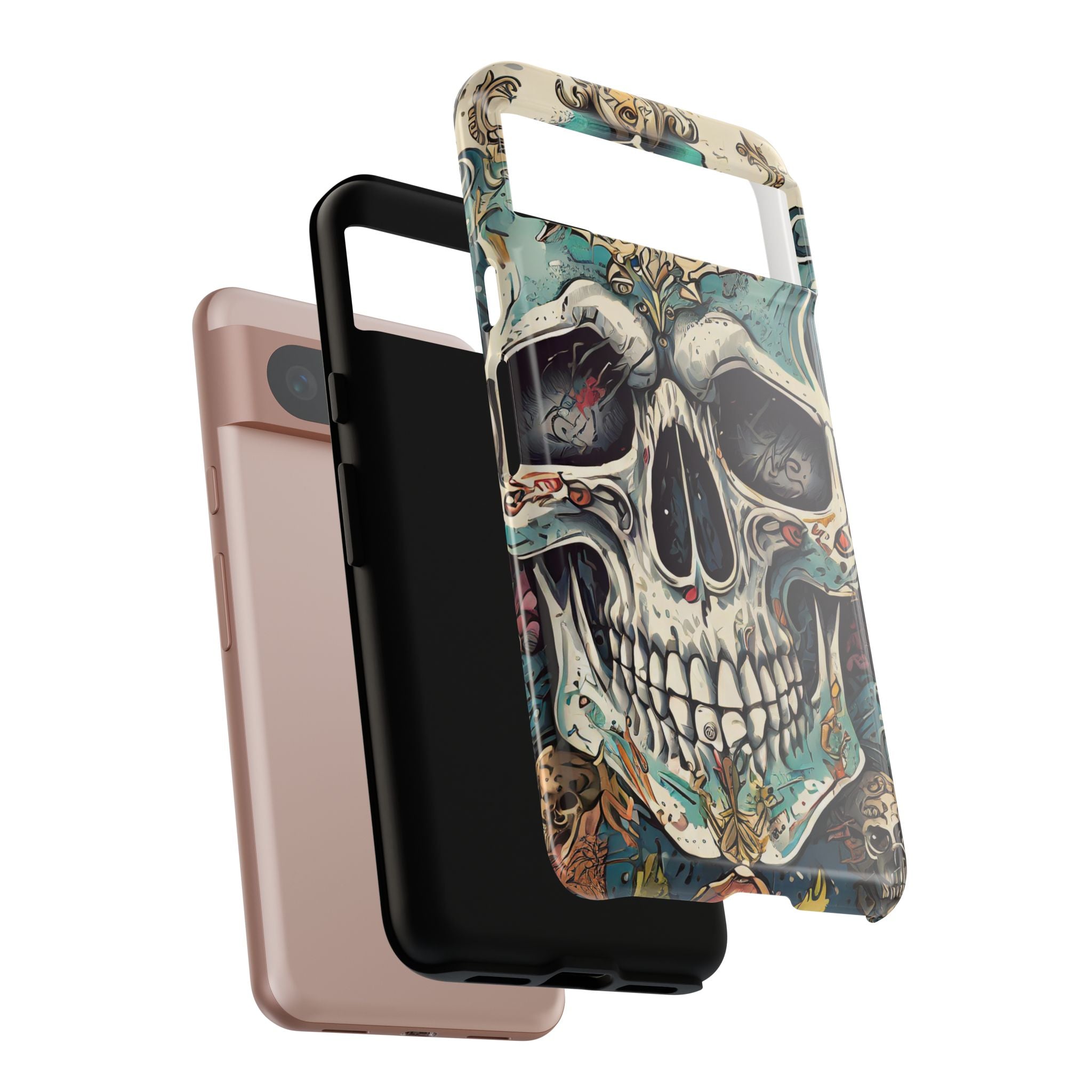 Abstract Skull Tough Phone Case