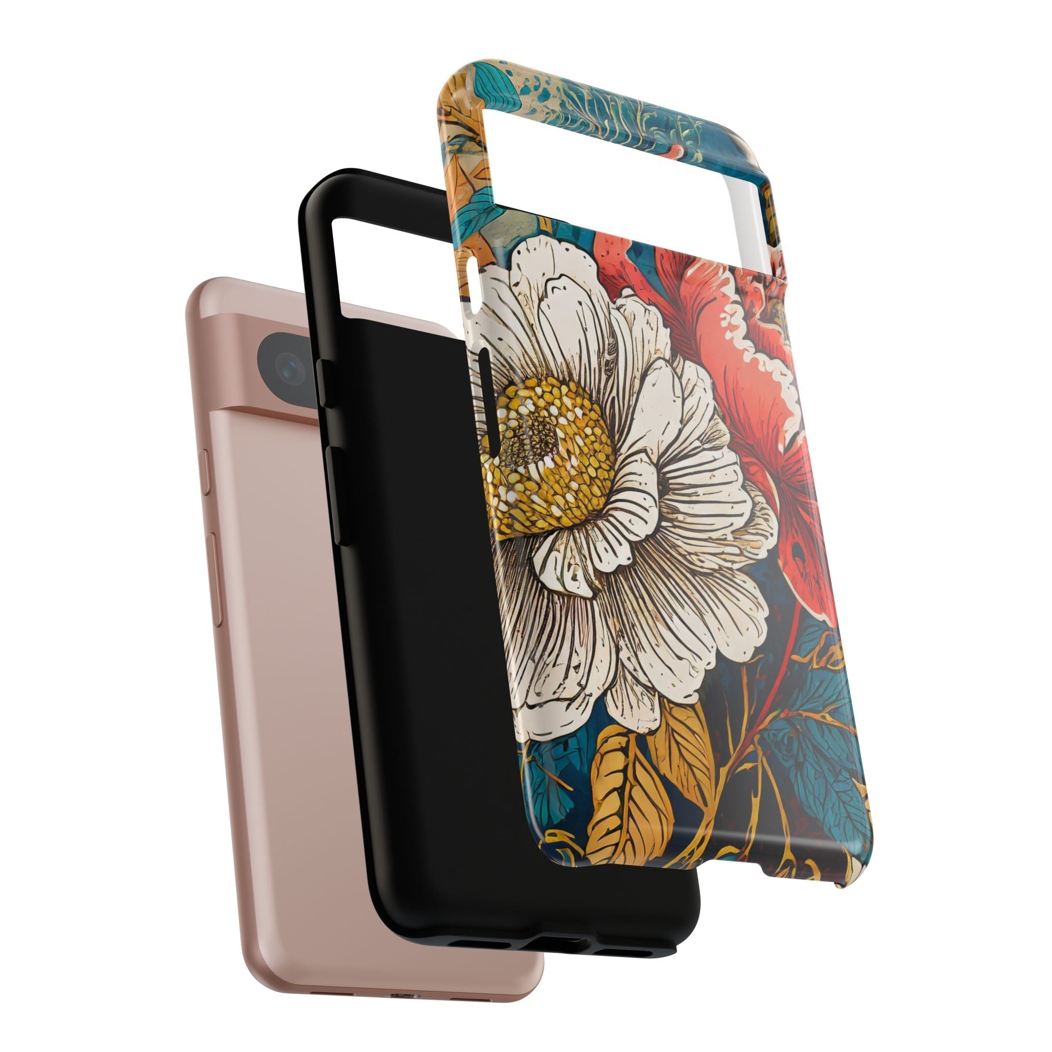 Artistic Floral Tough Phone Case
