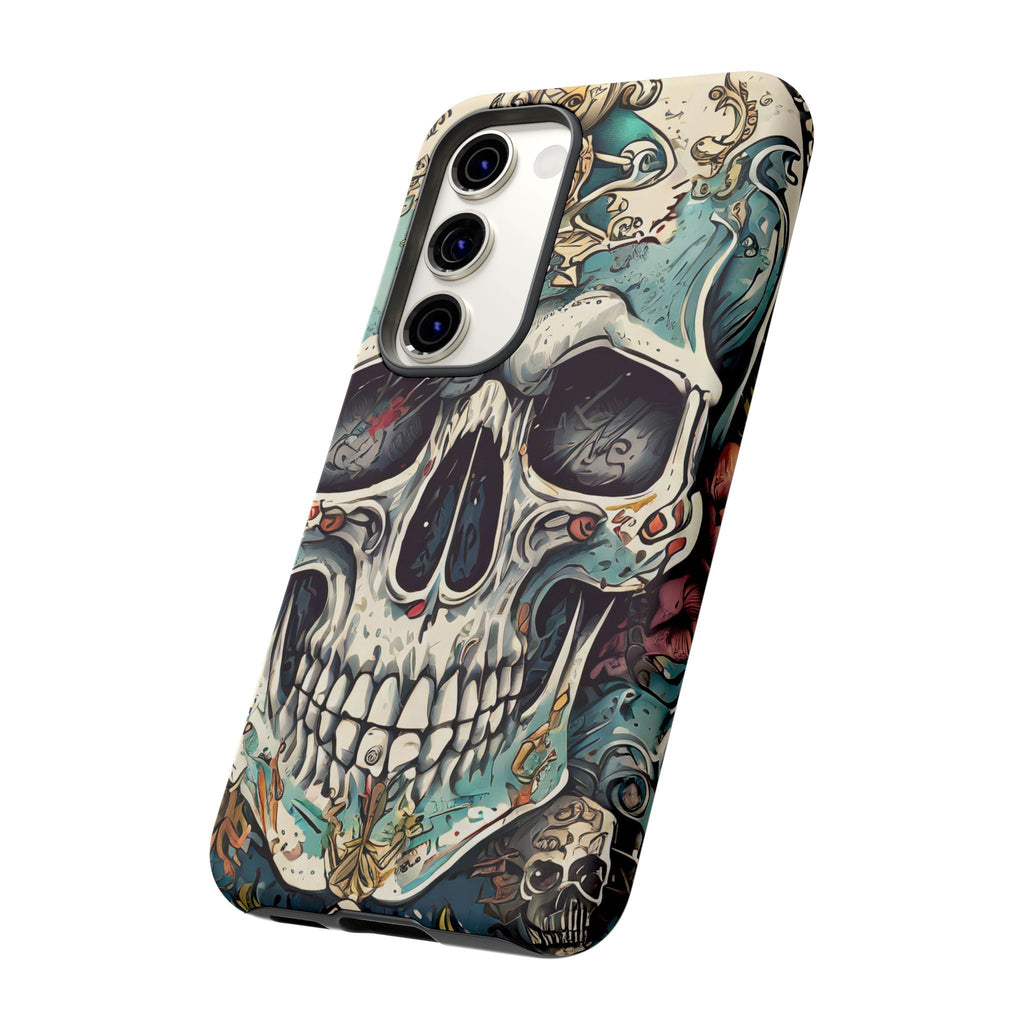 Abstract Skull Tough Phone Case