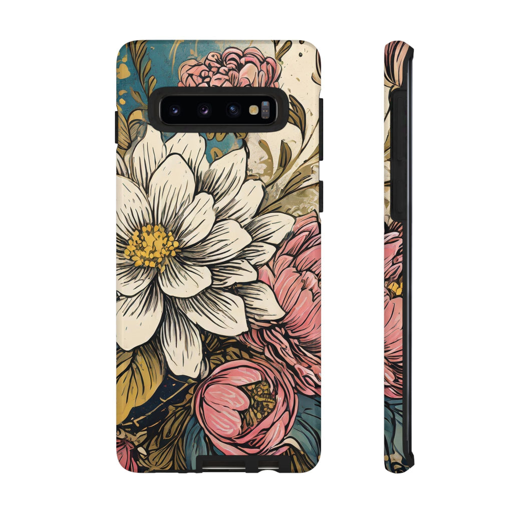 Beautiful White Floral Tough Case