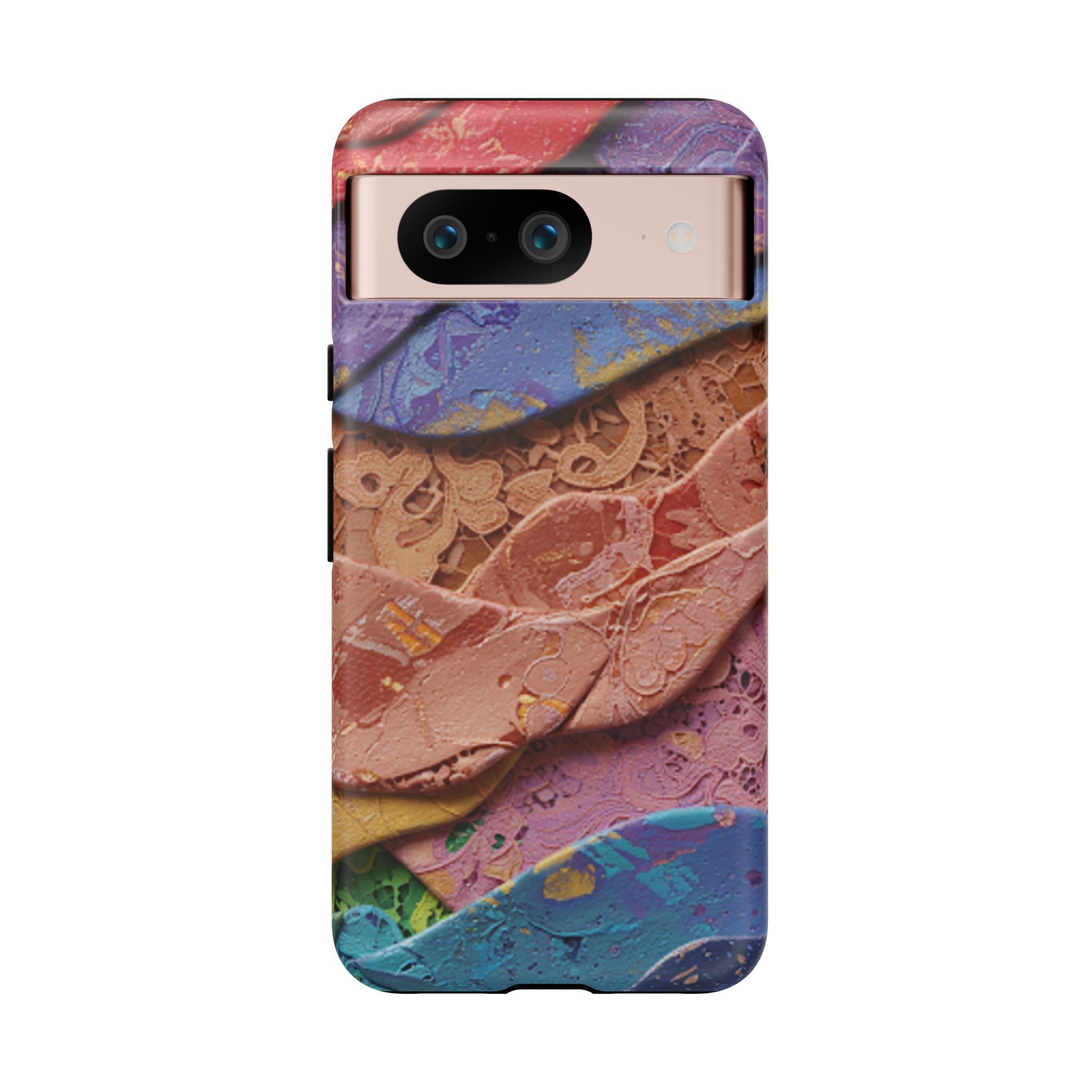 Abstract Painted Lace Tough Phone Case