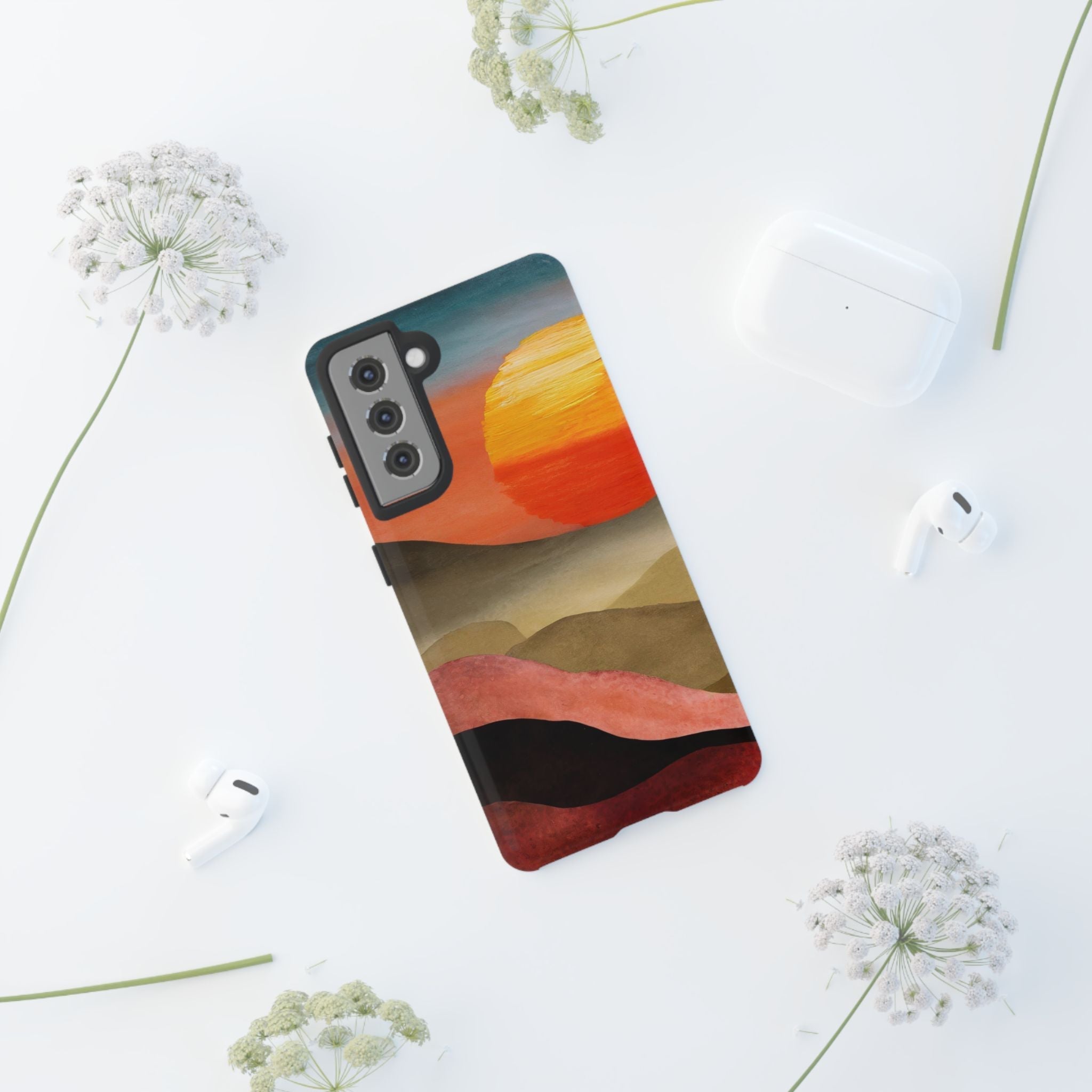 Artistic Sunset Tough Phone Case