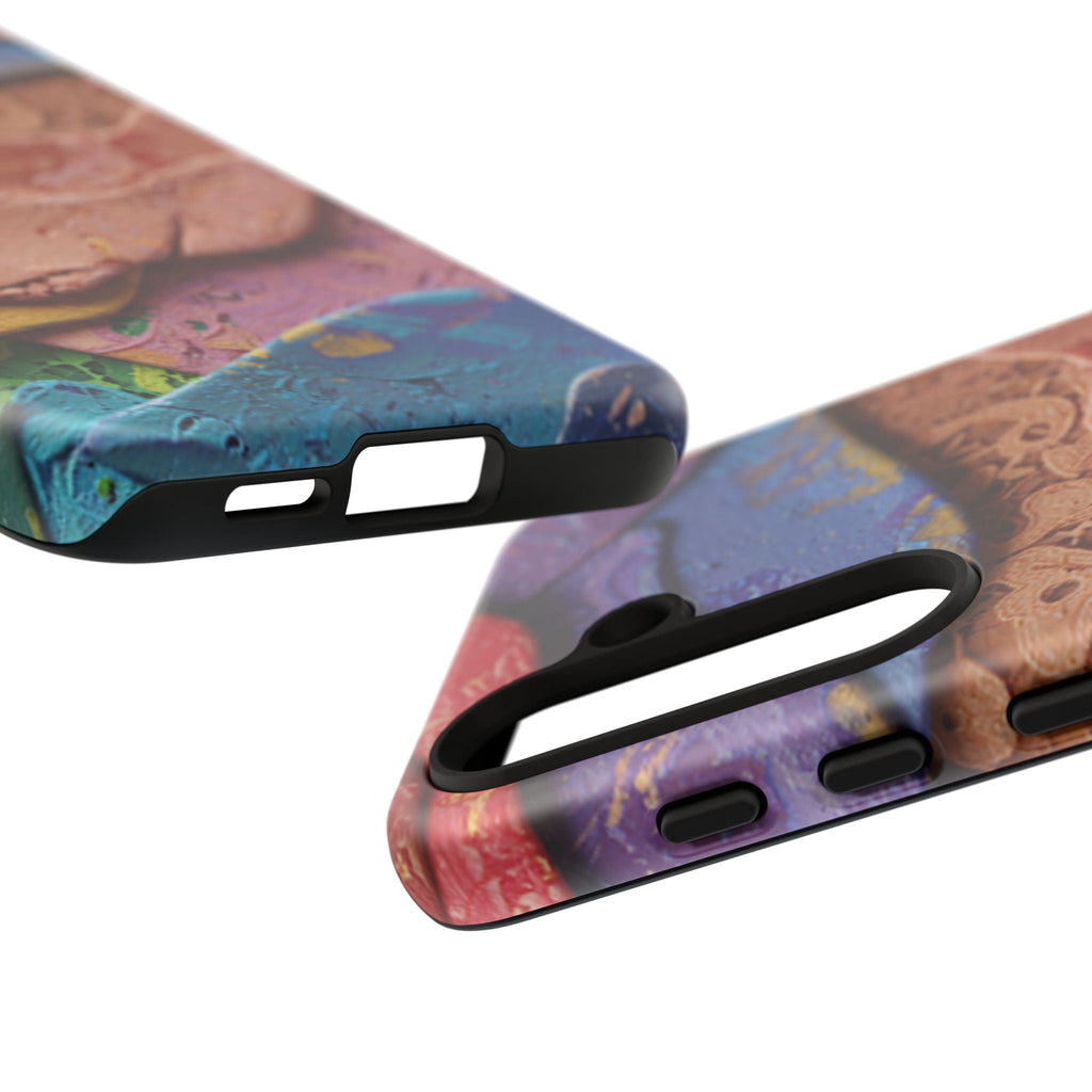 Abstract Painted Lace Tough Phone Case