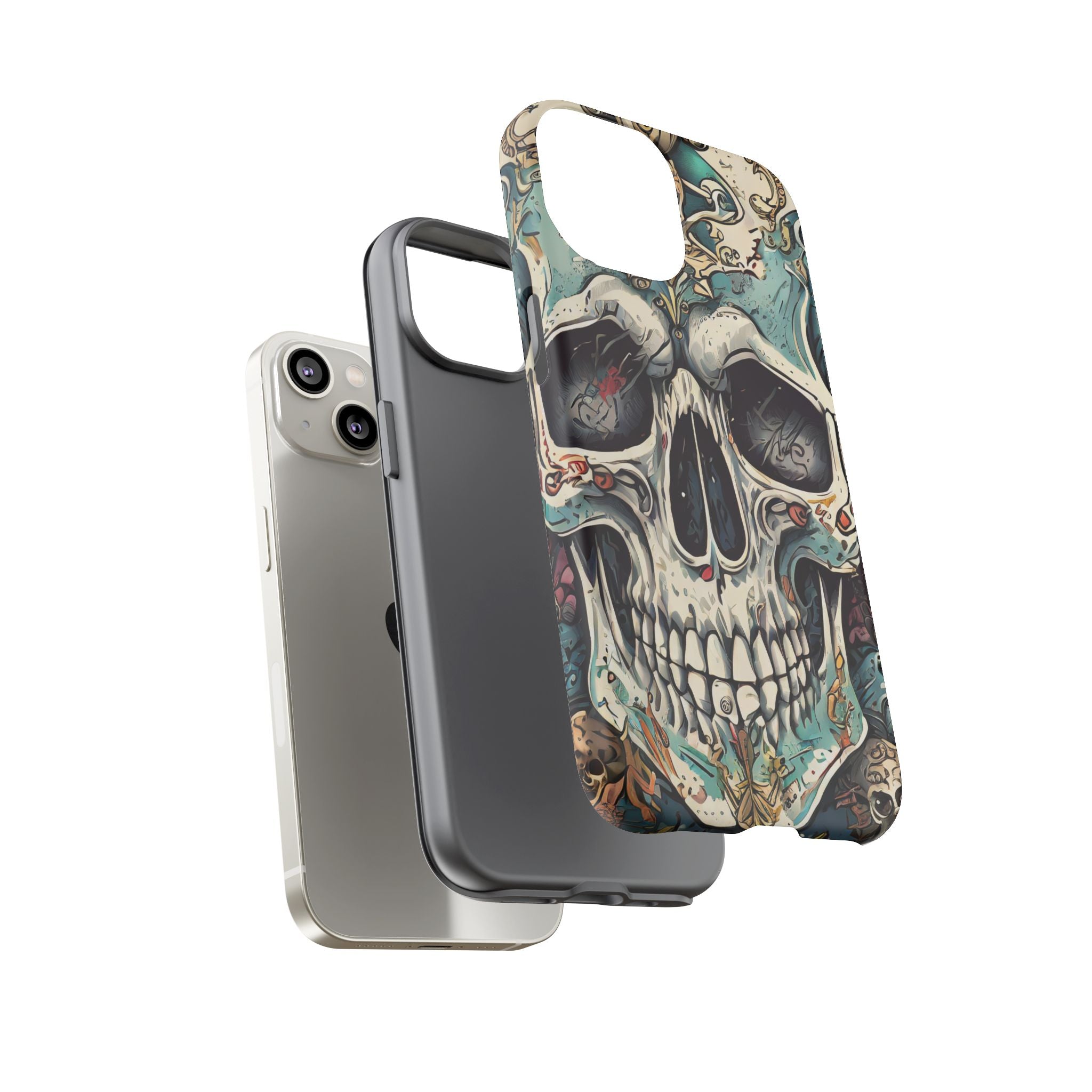 Abstract Skull Tough Phone Case
