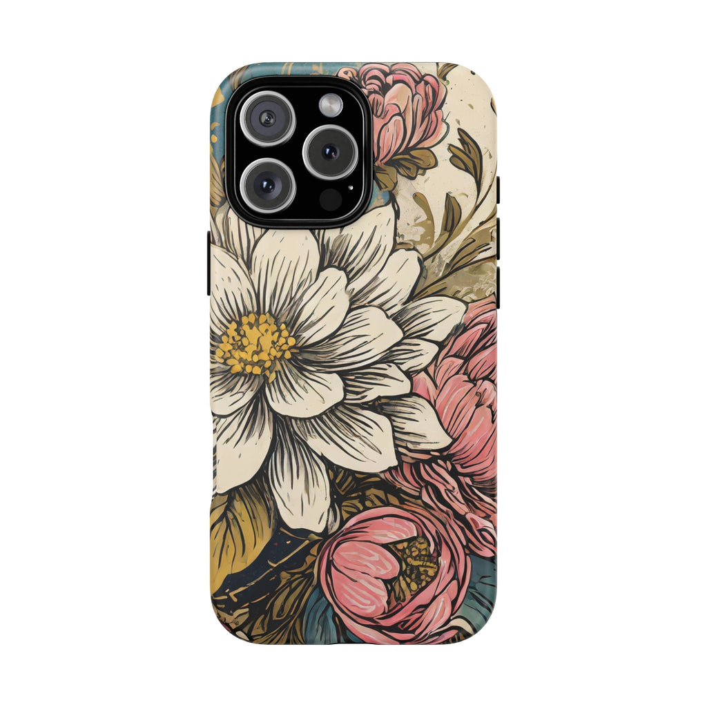Beautiful White Floral Tough Case