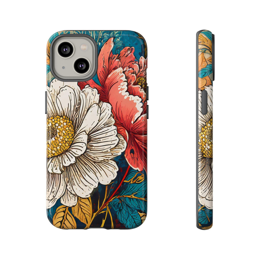 Artistic Floral Tough Phone Case