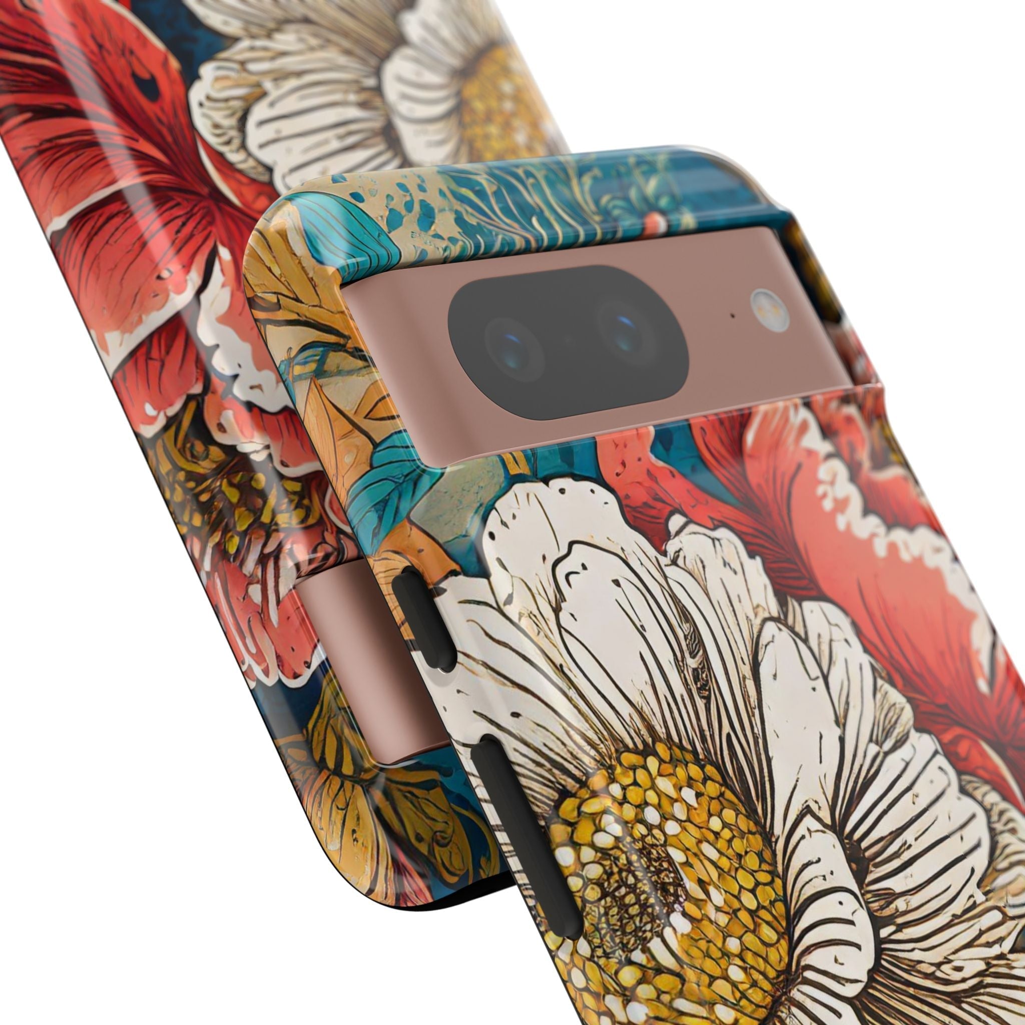 Artistic Floral Tough Phone Case