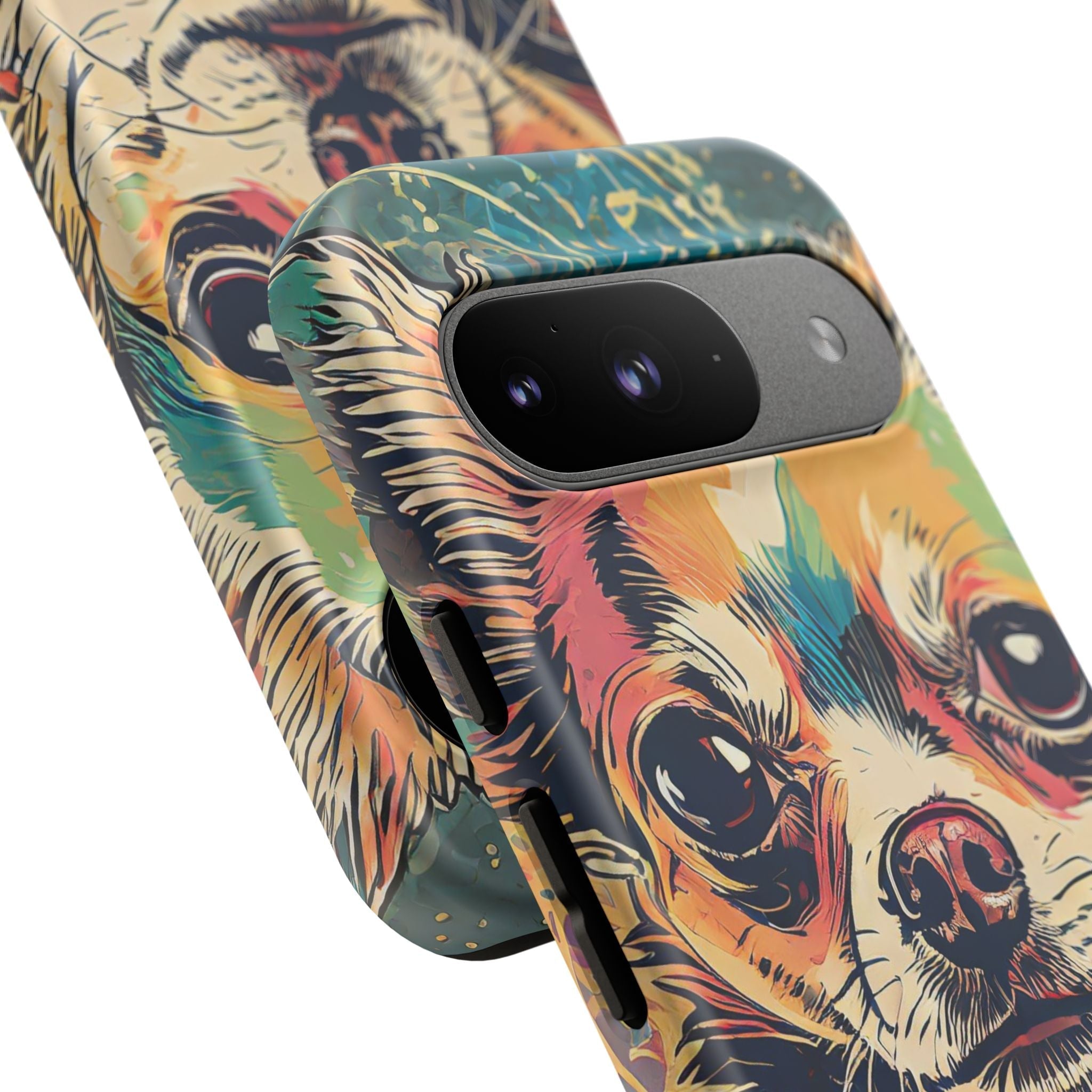 Abstract Chihuahua Tough Phone Cases