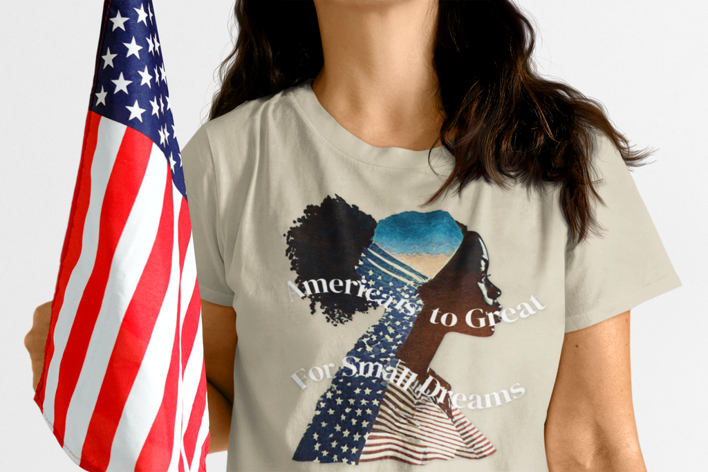 America is Great Silhouette Graphic Tee
