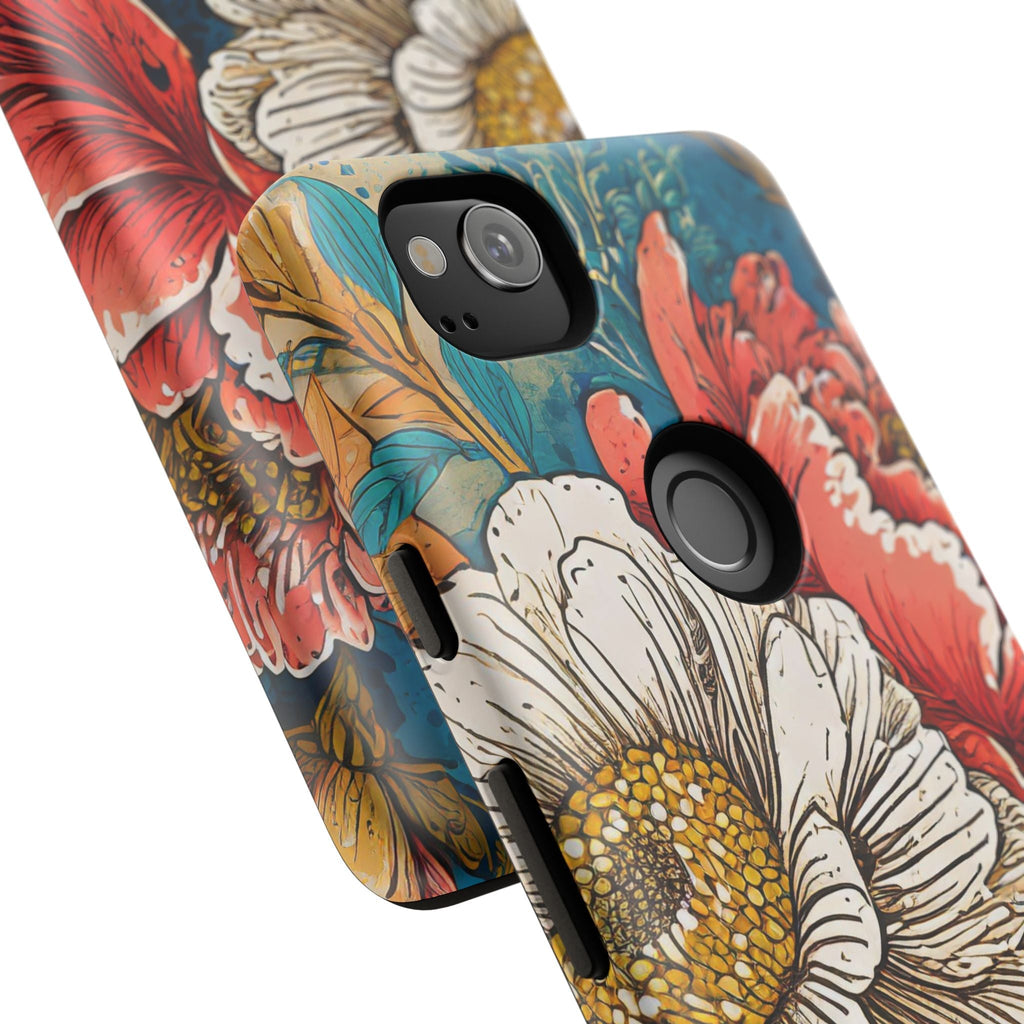Artistic Floral Tough Phone Case