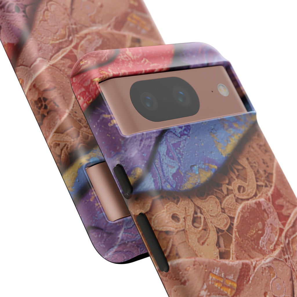 Abstract Painted Lace Tough Phone Case